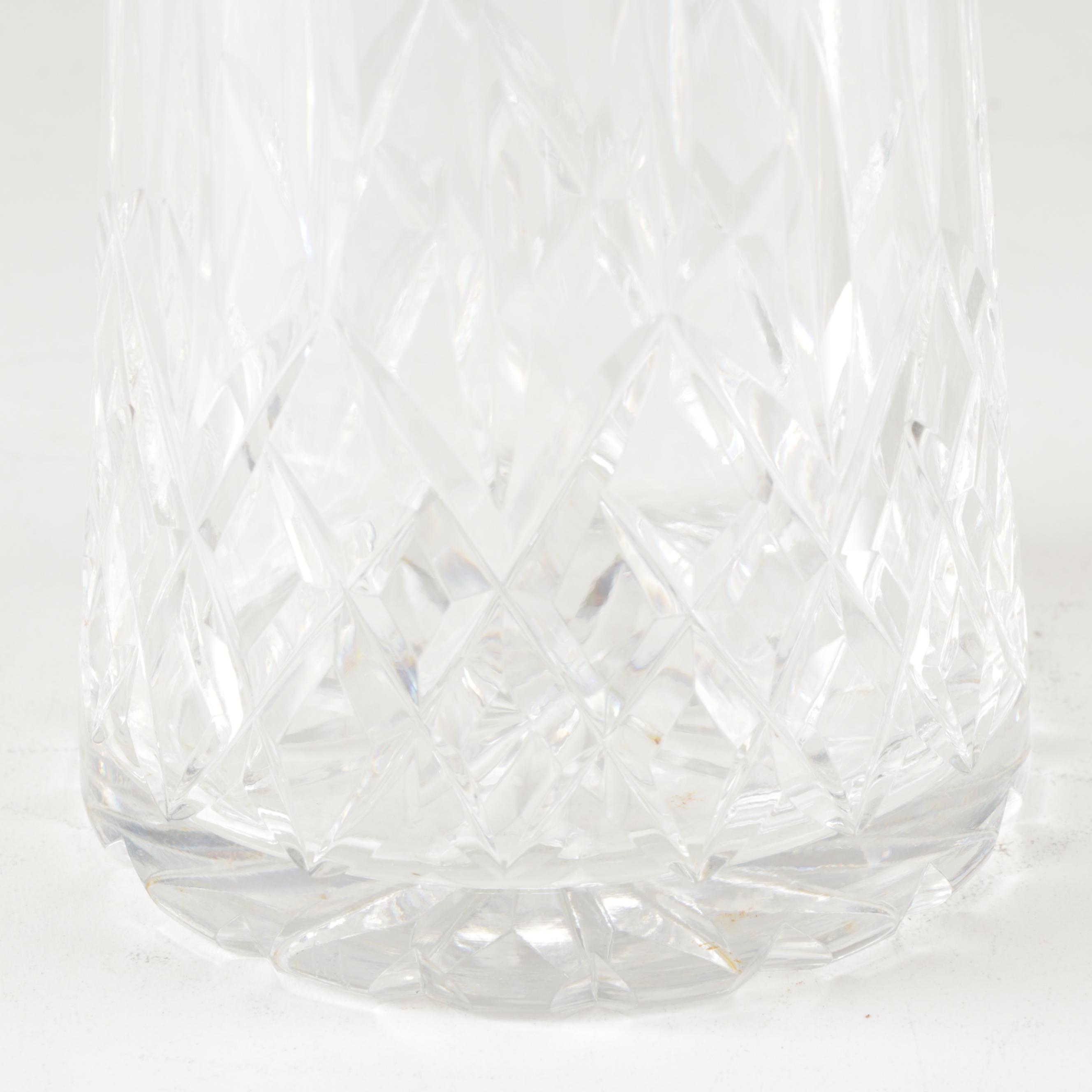 Waterford "Lismore" Crystal Wine Decanter with Stopper