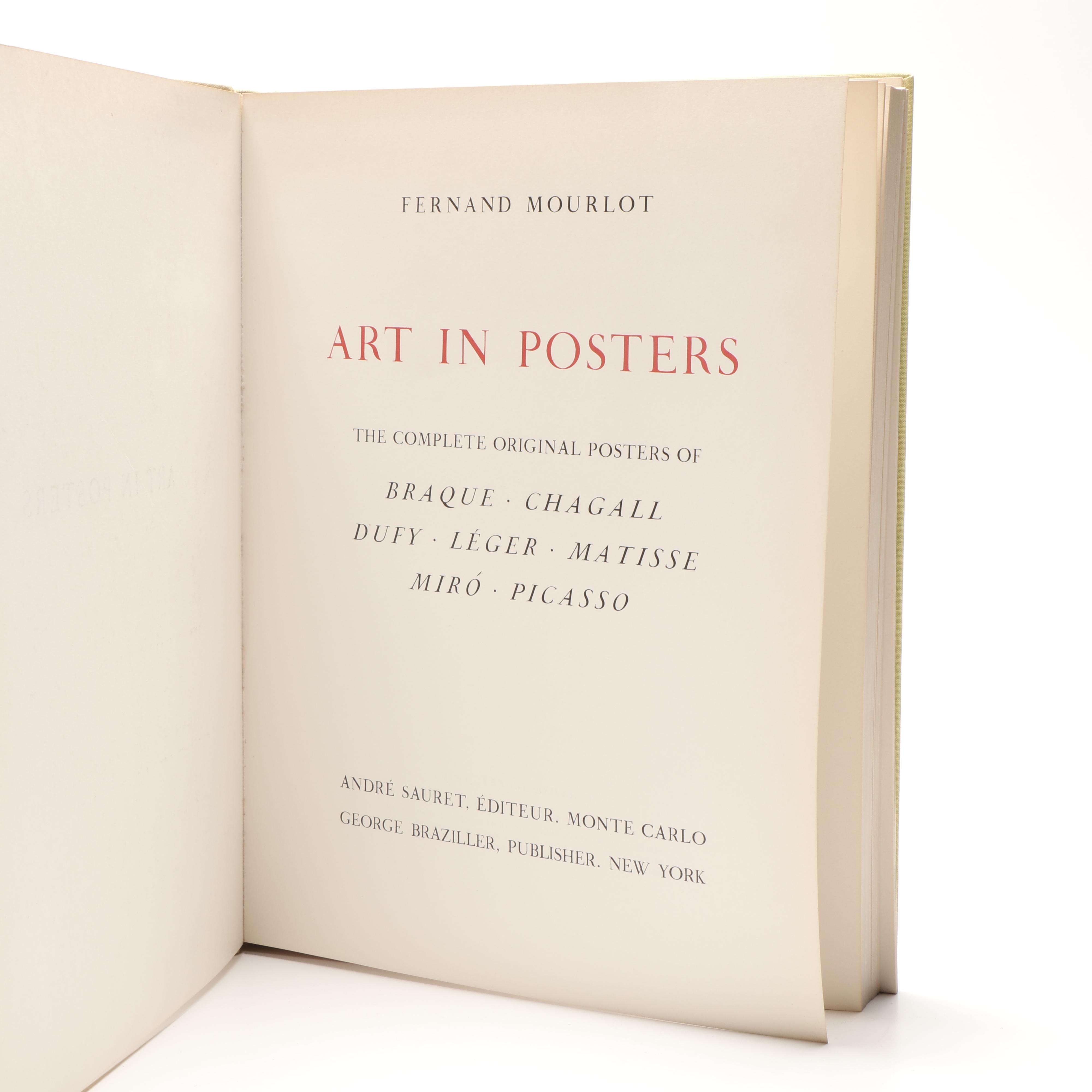 First Edition "The Complete Original Posters of Braque, Chagall, Dufy, Léger"