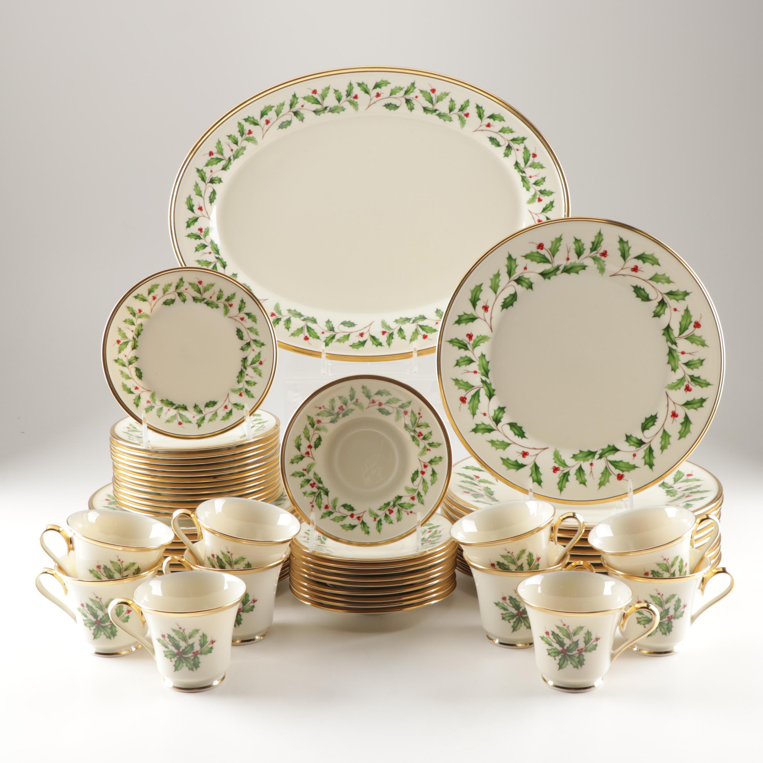 Lenox "Holiday" Porcelain Dinnerware