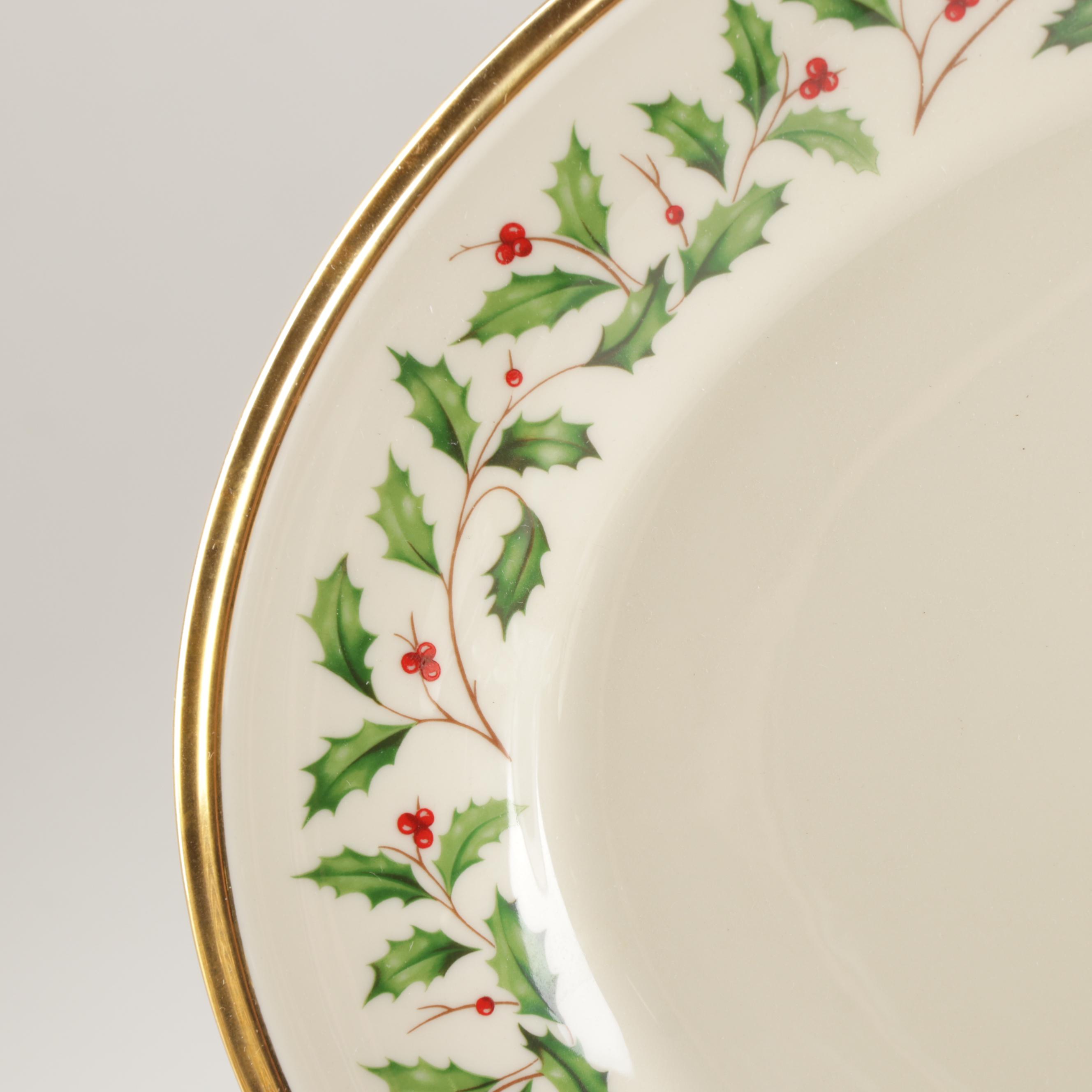Lenox "Holiday" Porcelain Dinnerware