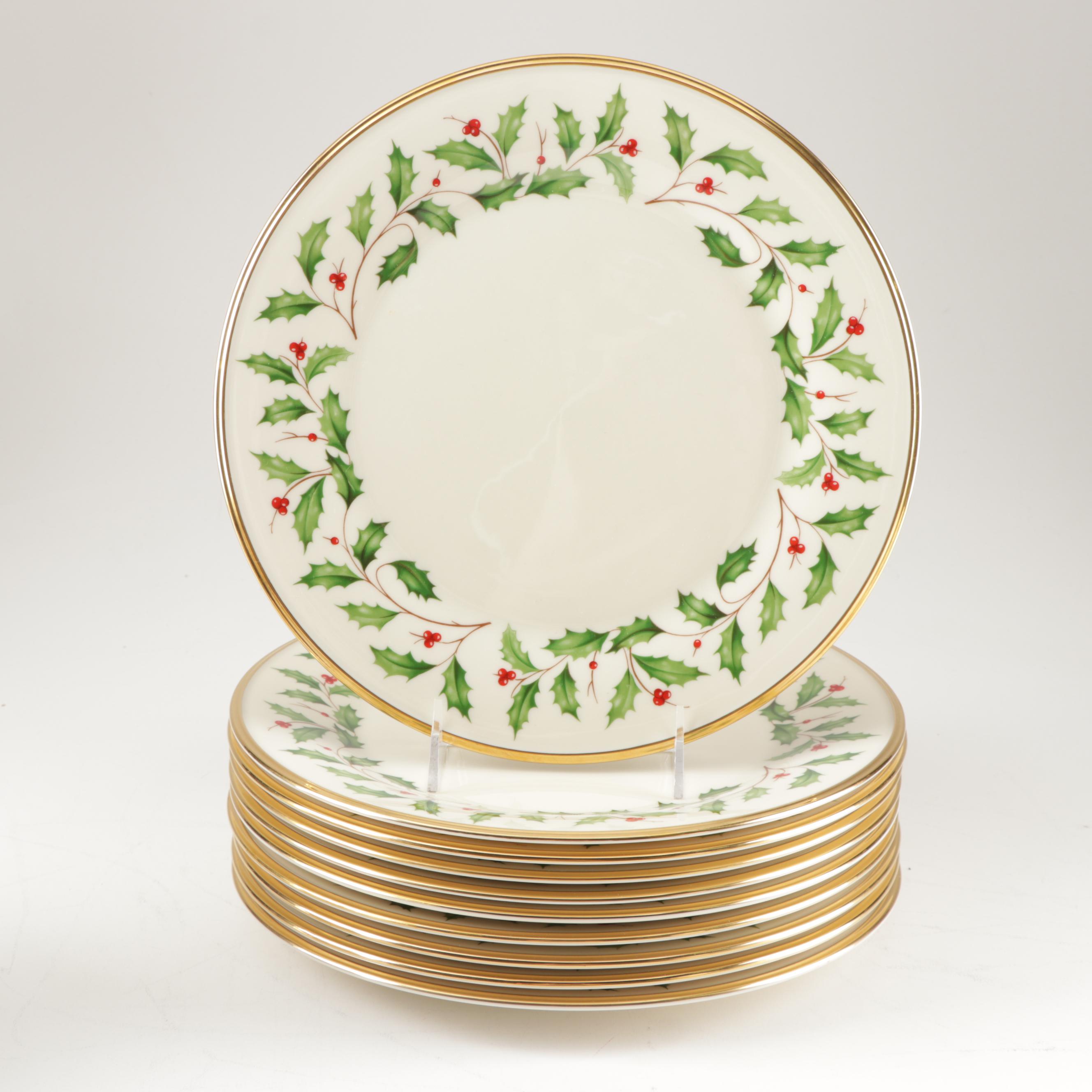 Lenox "Holiday" Porcelain Dinnerware
