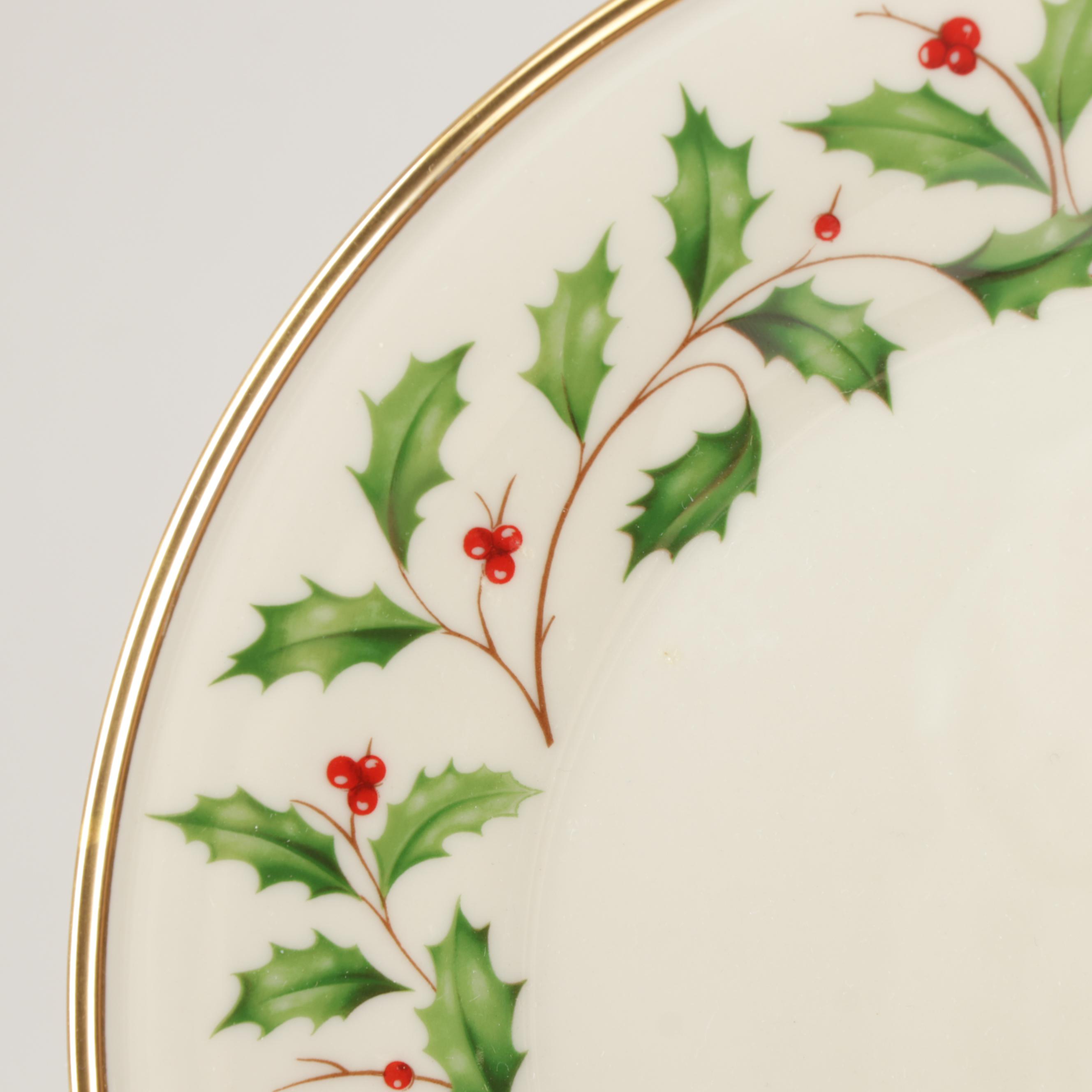 Lenox "Holiday" Porcelain Dinnerware