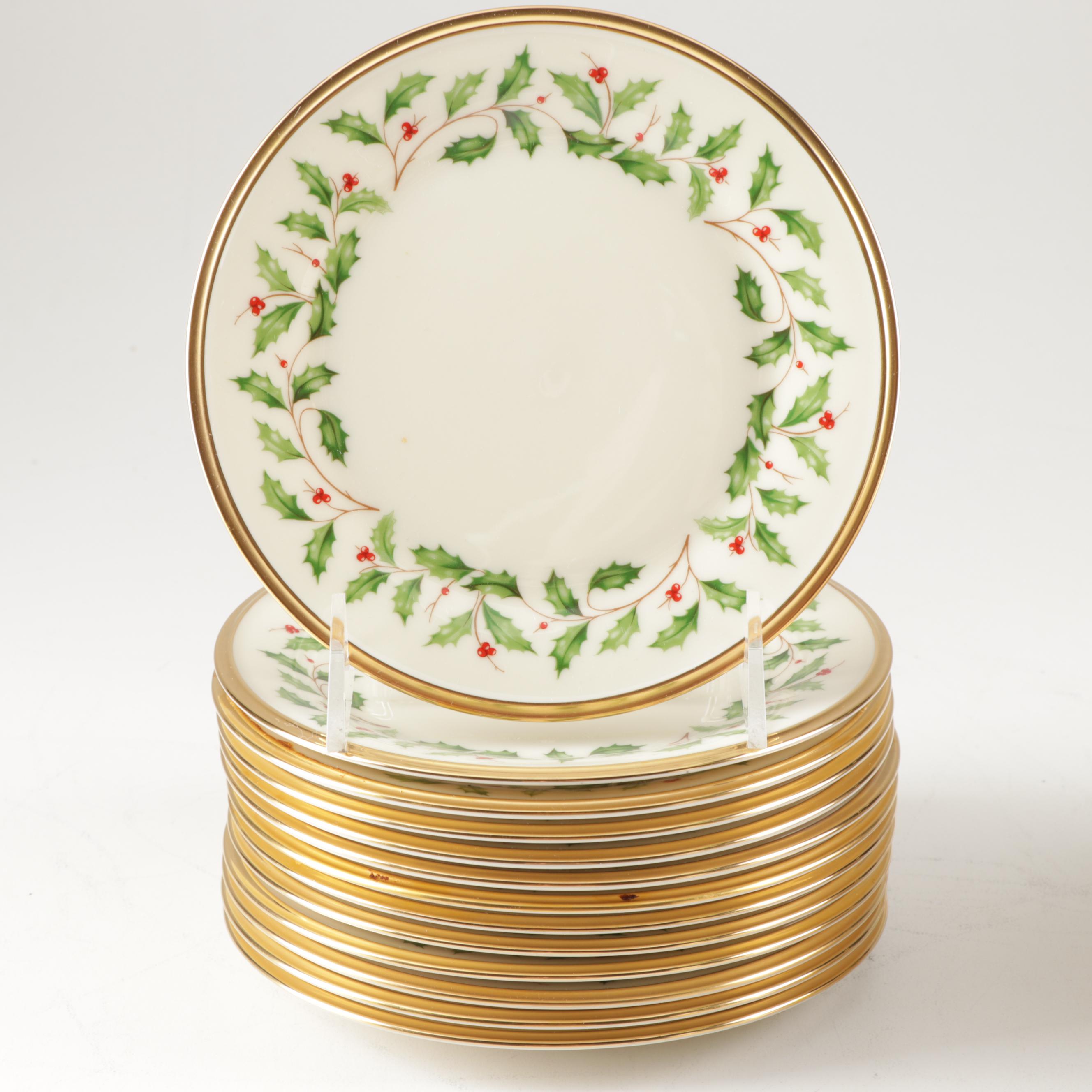 Lenox "Holiday" Porcelain Dinnerware