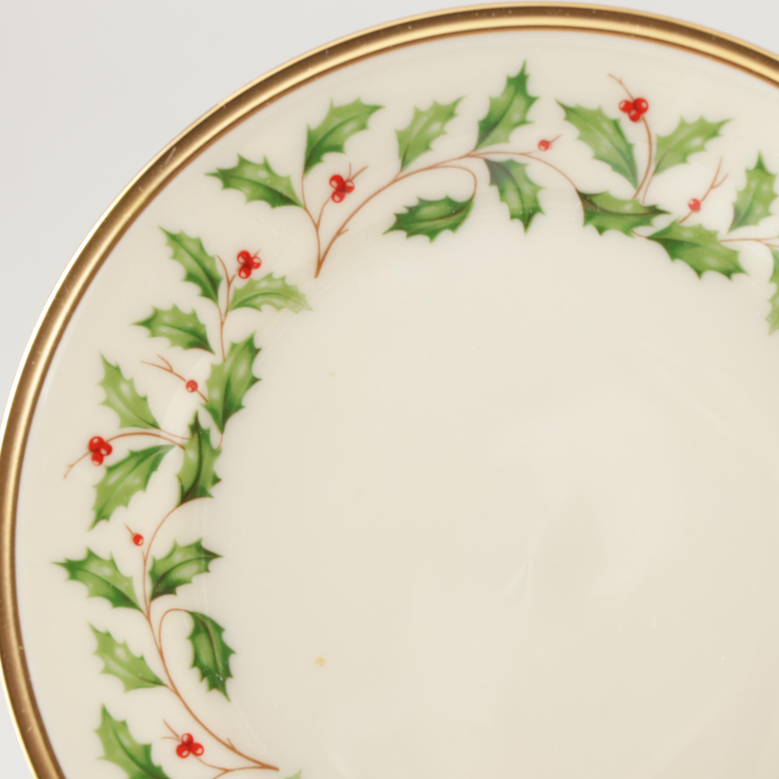 Lenox "Holiday" Porcelain Dinnerware