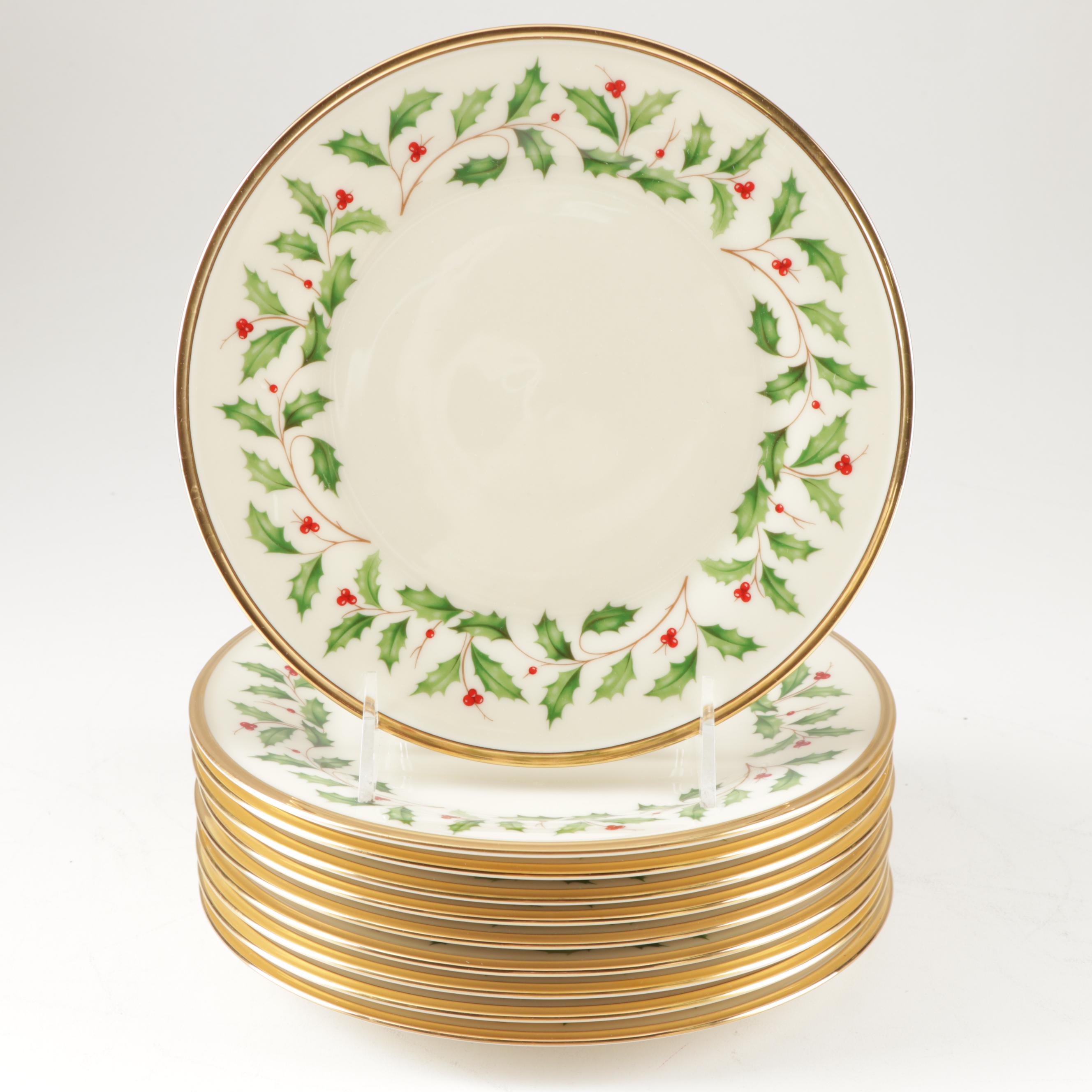 Lenox "Holiday" Porcelain Dinnerware
