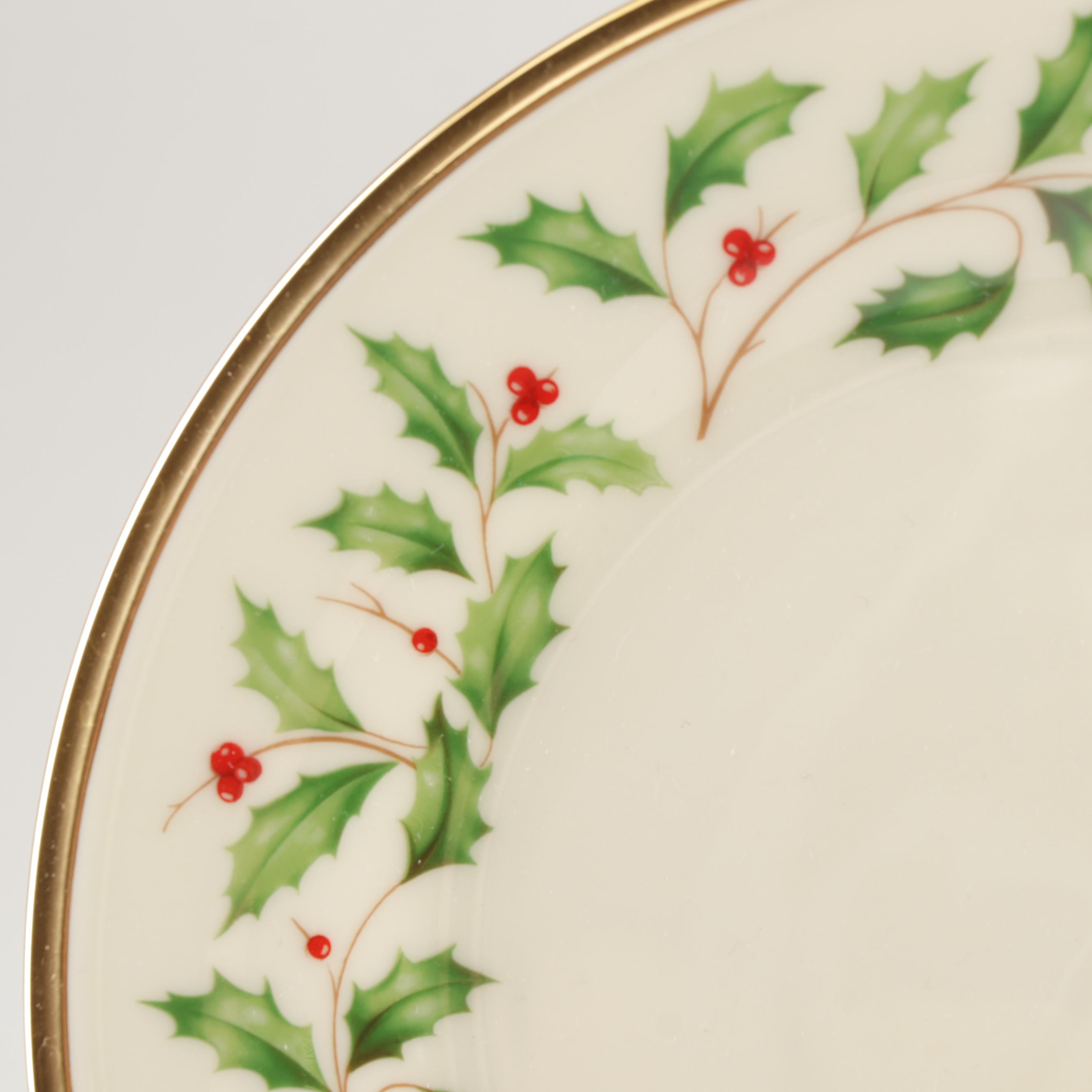 Lenox "Holiday" Porcelain Dinnerware