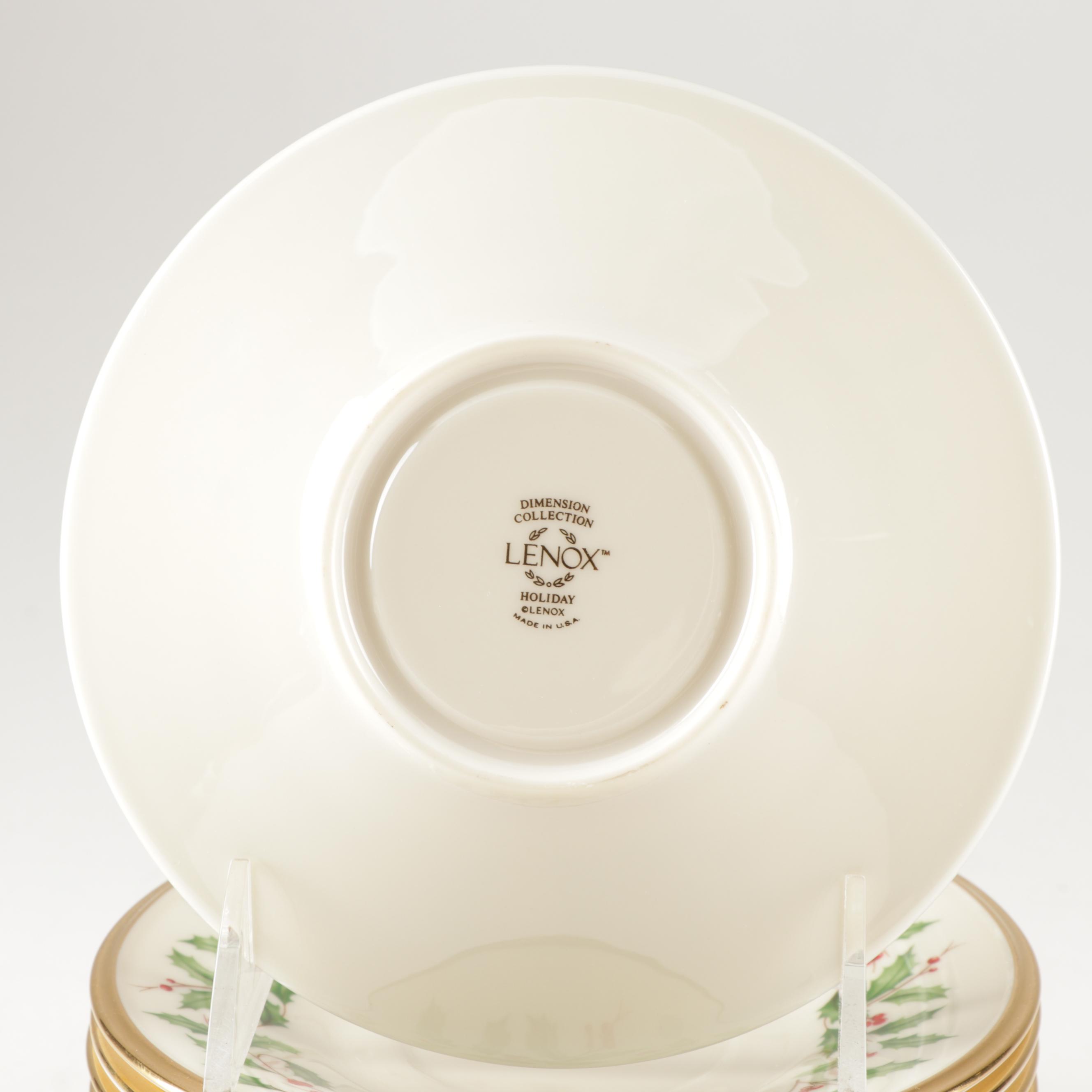 Lenox "Holiday" Porcelain Dinnerware