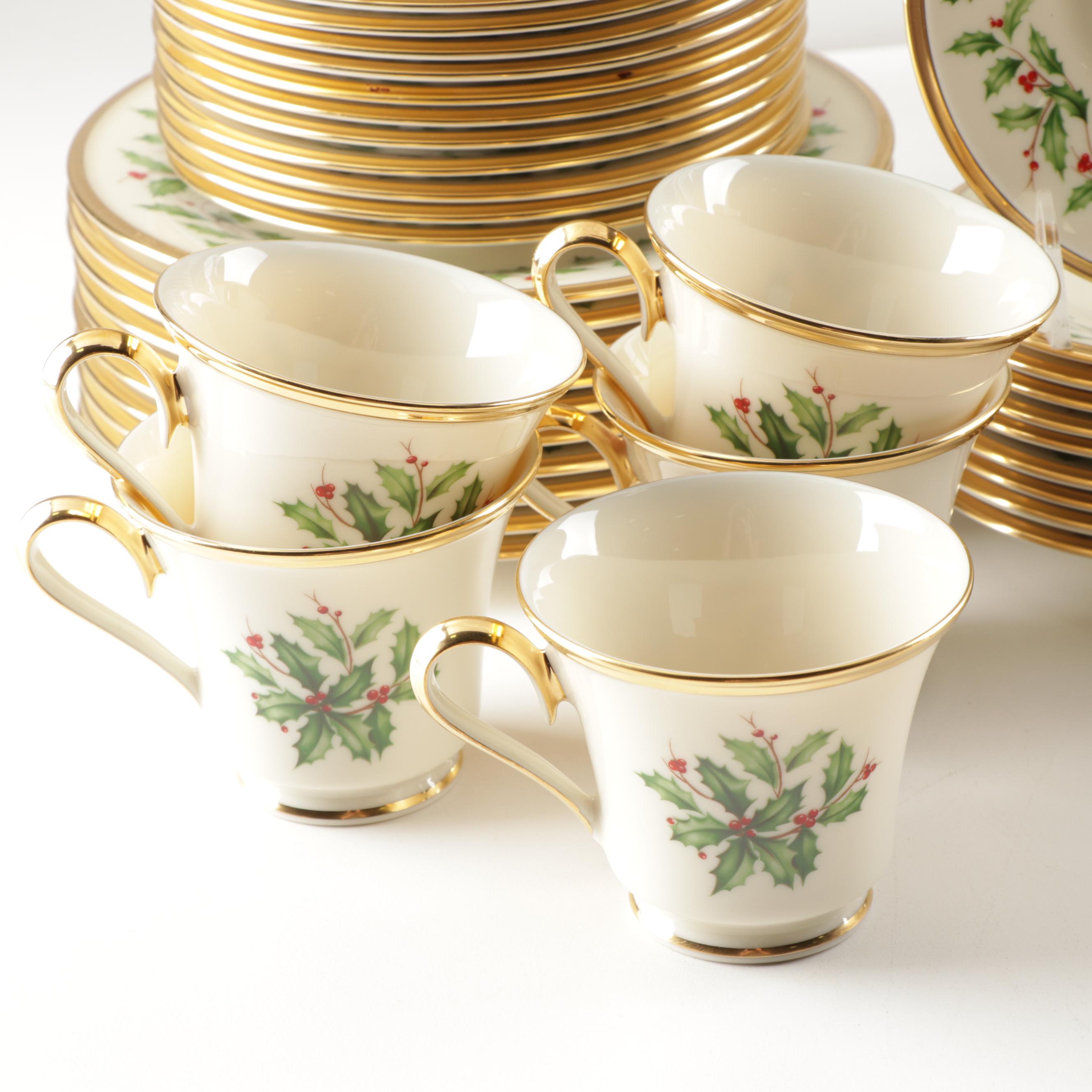 Lenox "Holiday" Porcelain Dinnerware