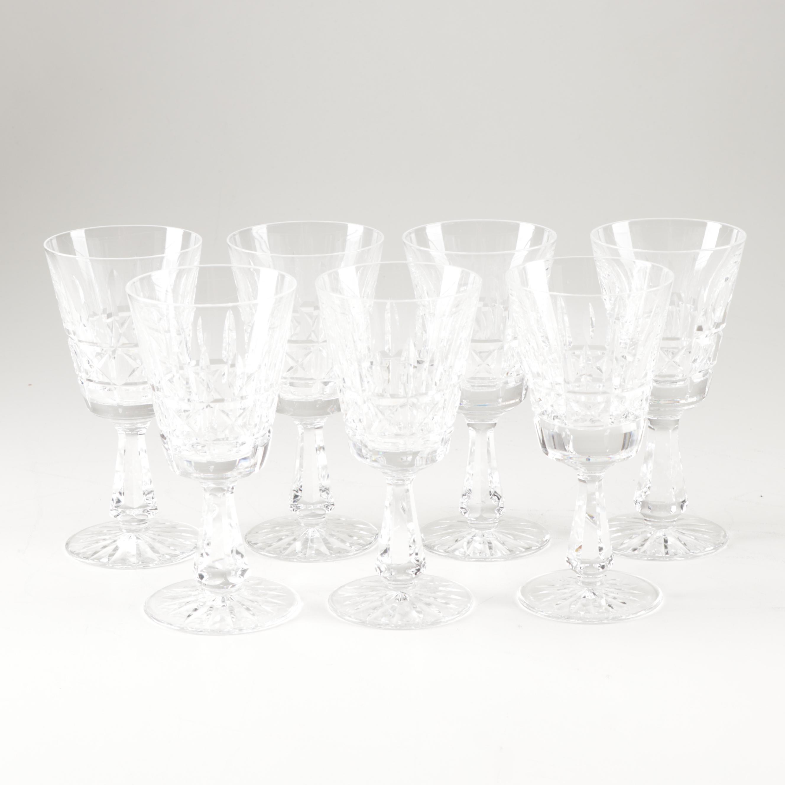Waterford "Kylemore" Crystal Claret Wine Glasses
