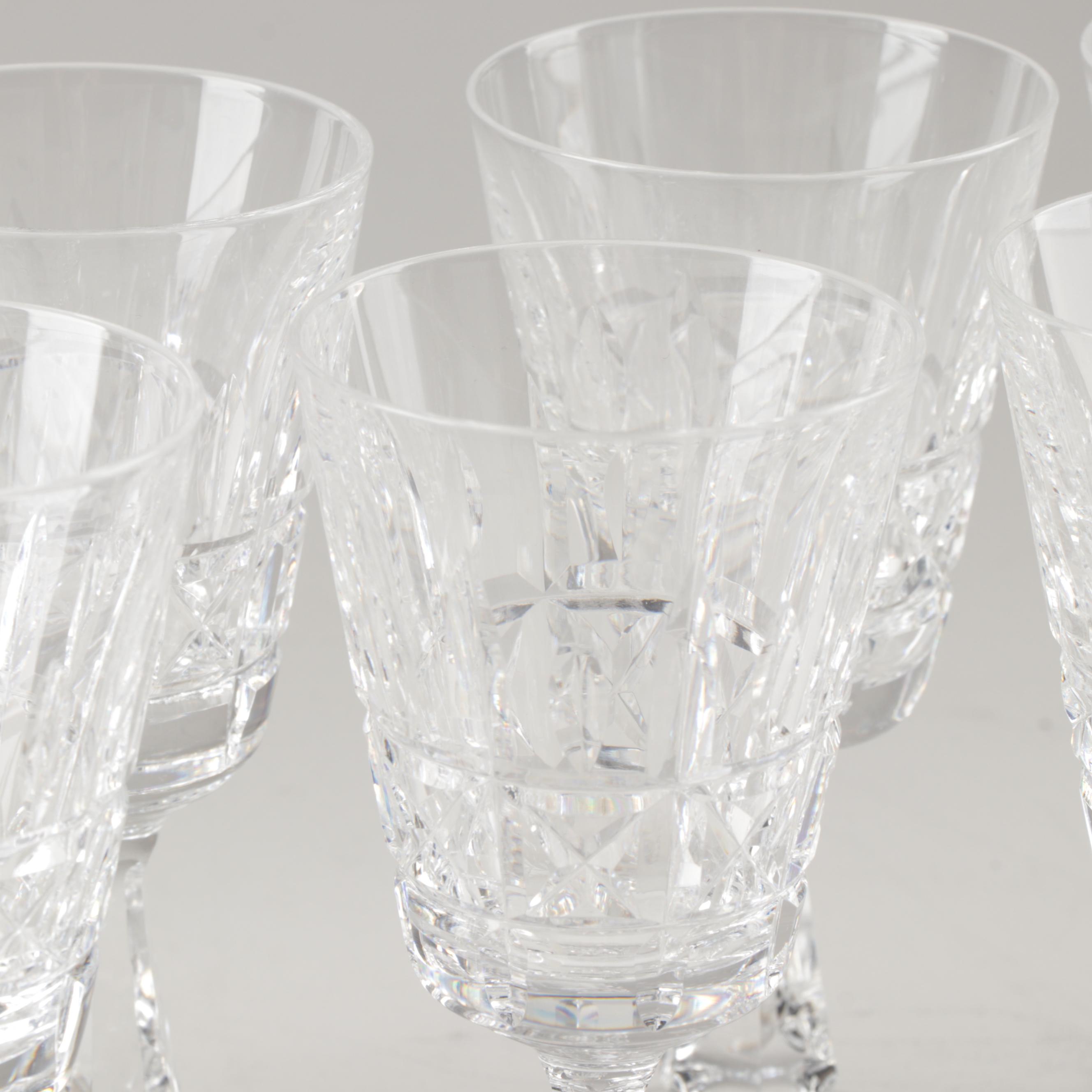 Waterford "Kylemore" Crystal Claret Wine Glasses