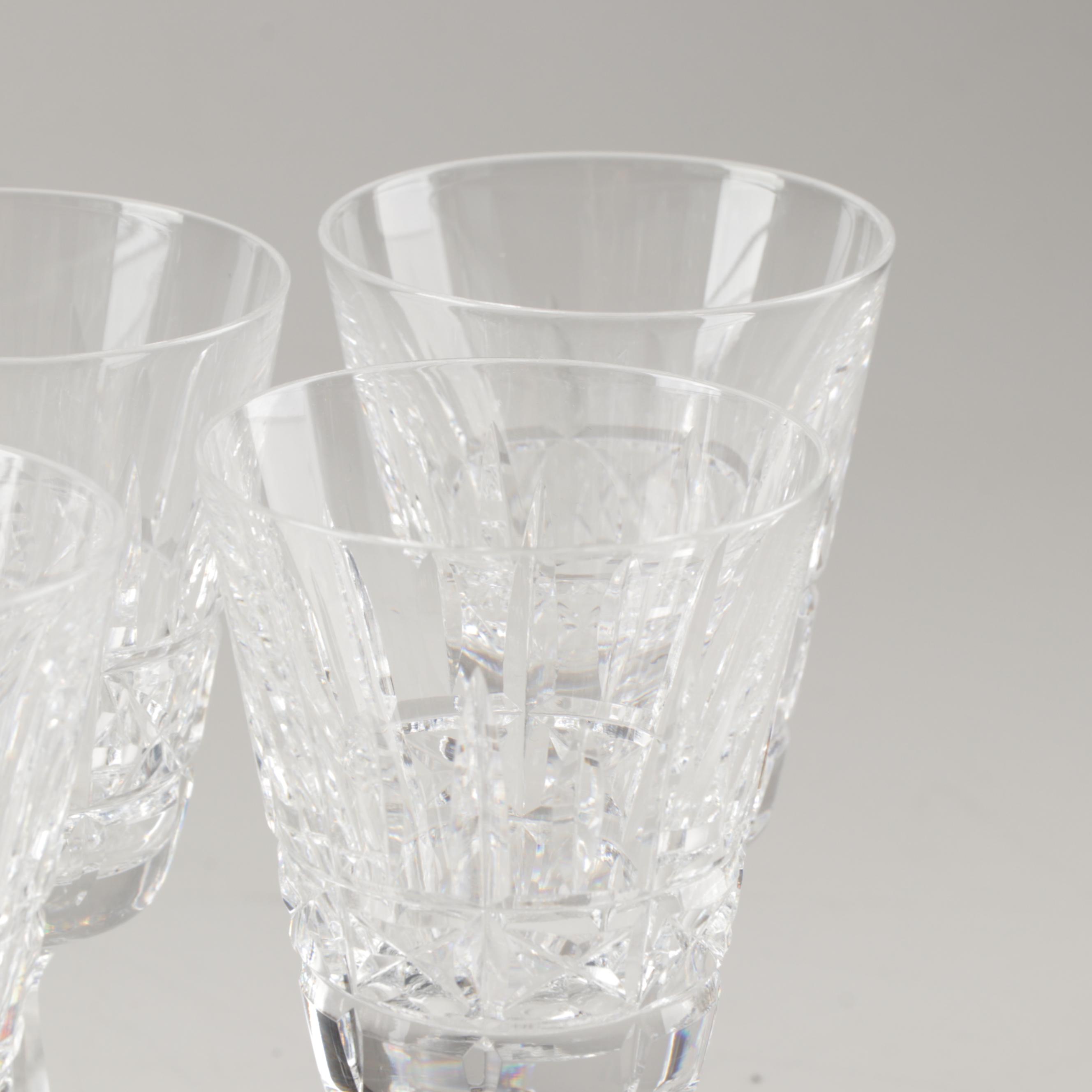 Waterford "Kylemore" Crystal Claret Wine Glasses