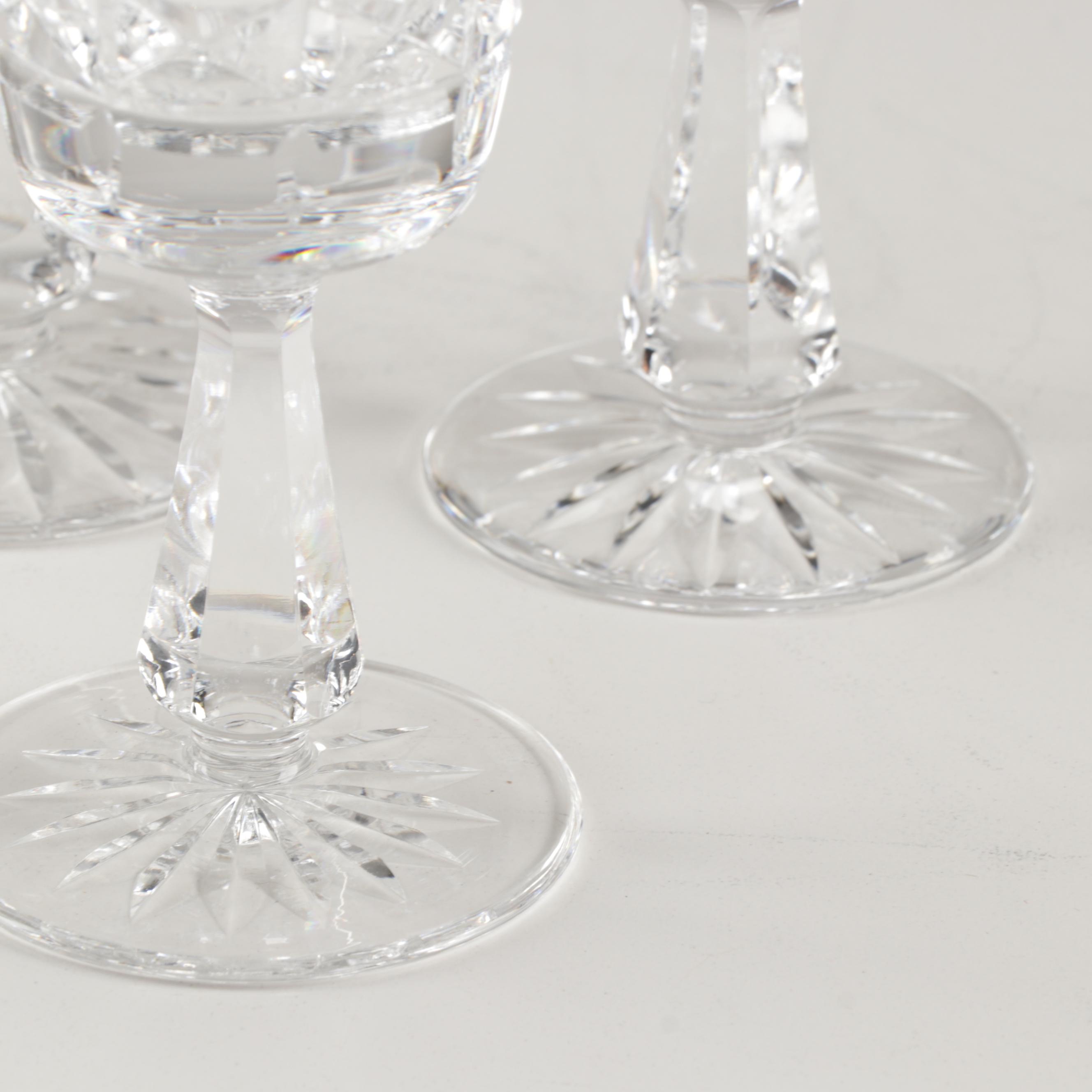 Waterford "Kylemore" Crystal Claret Wine Glasses