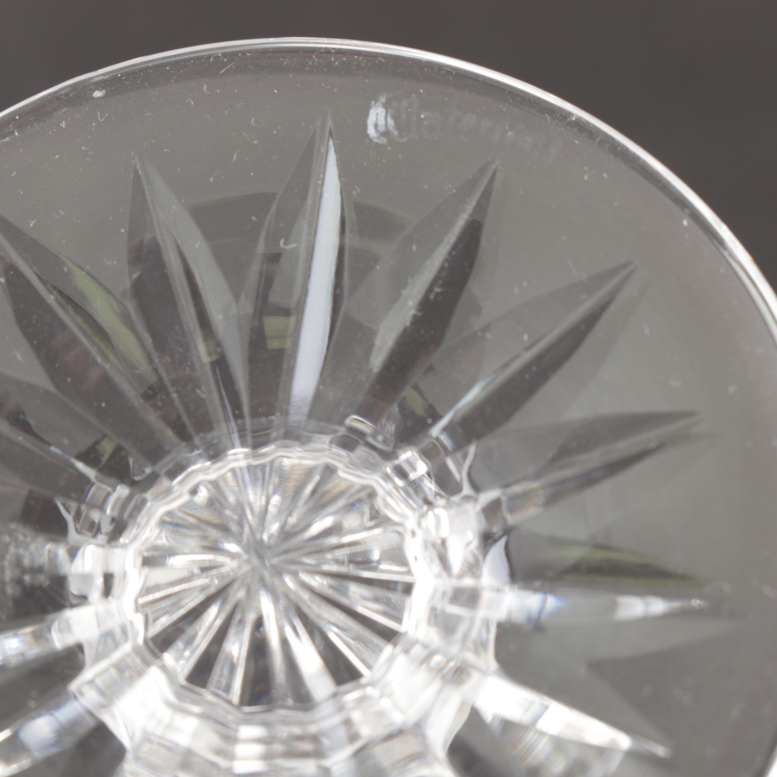 Waterford "Kylemore" Crystal Claret Wine Glasses