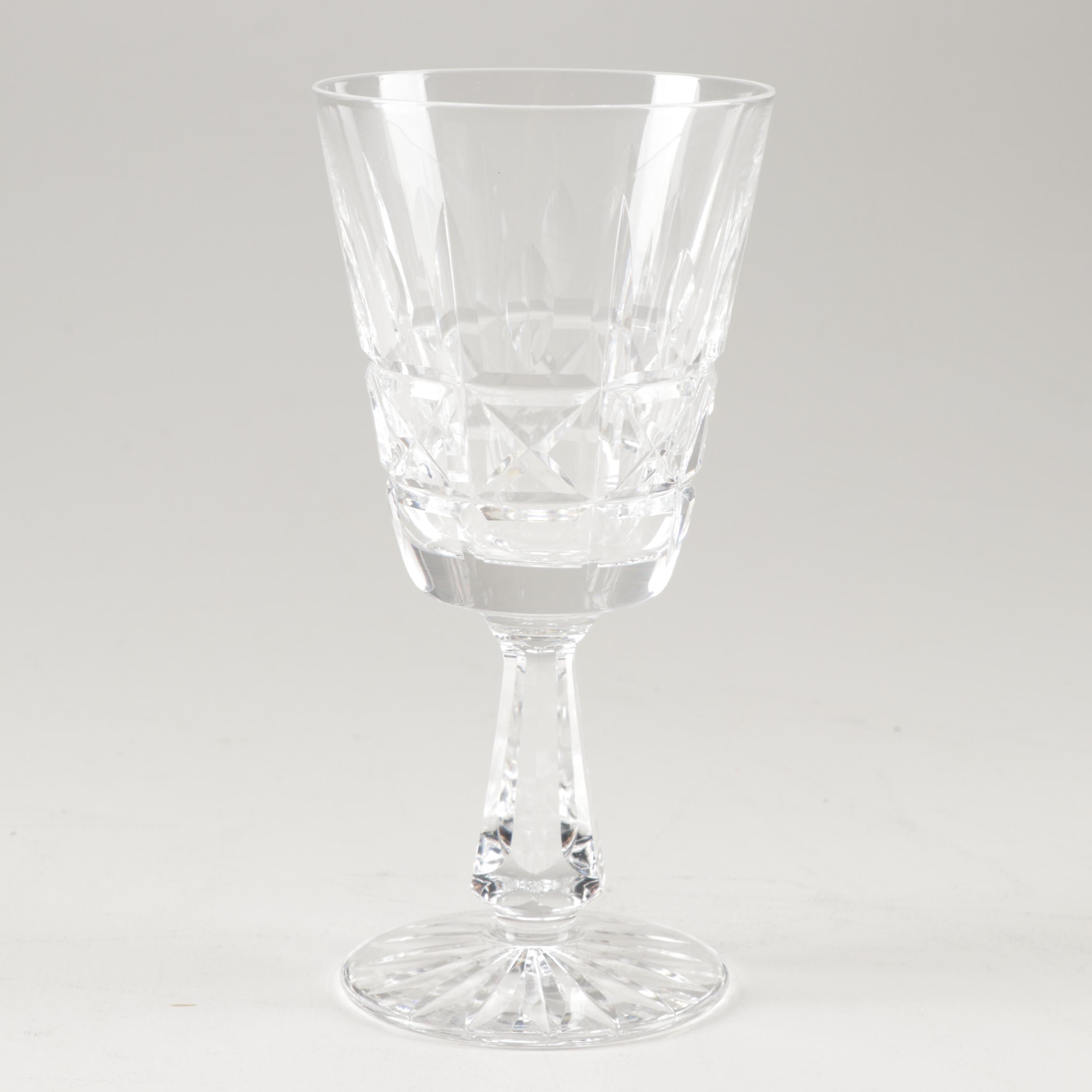 Waterford "Kylemore" Crystal Claret Wine Glasses