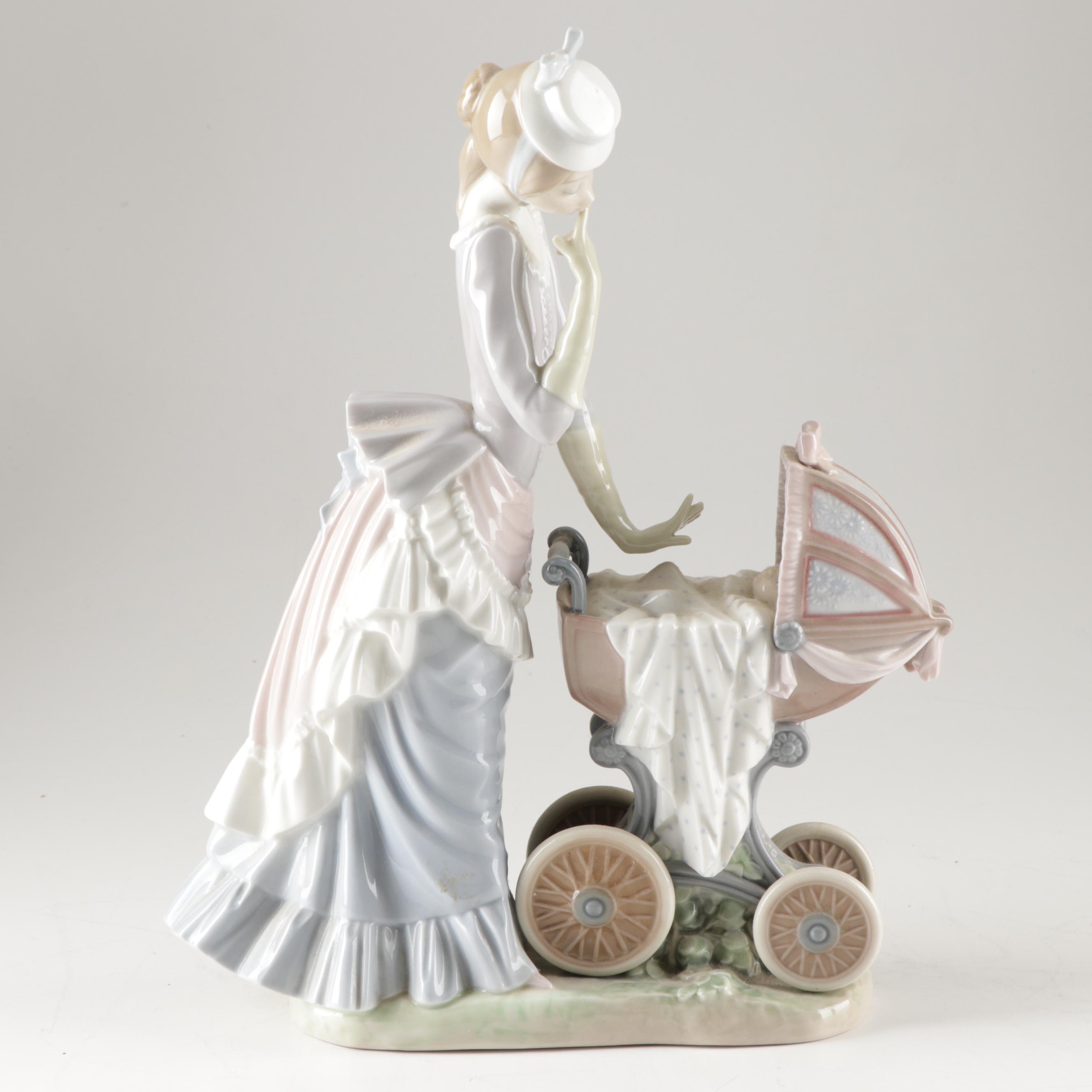 Lladró "Baby's Outing" Porcelain Figurine