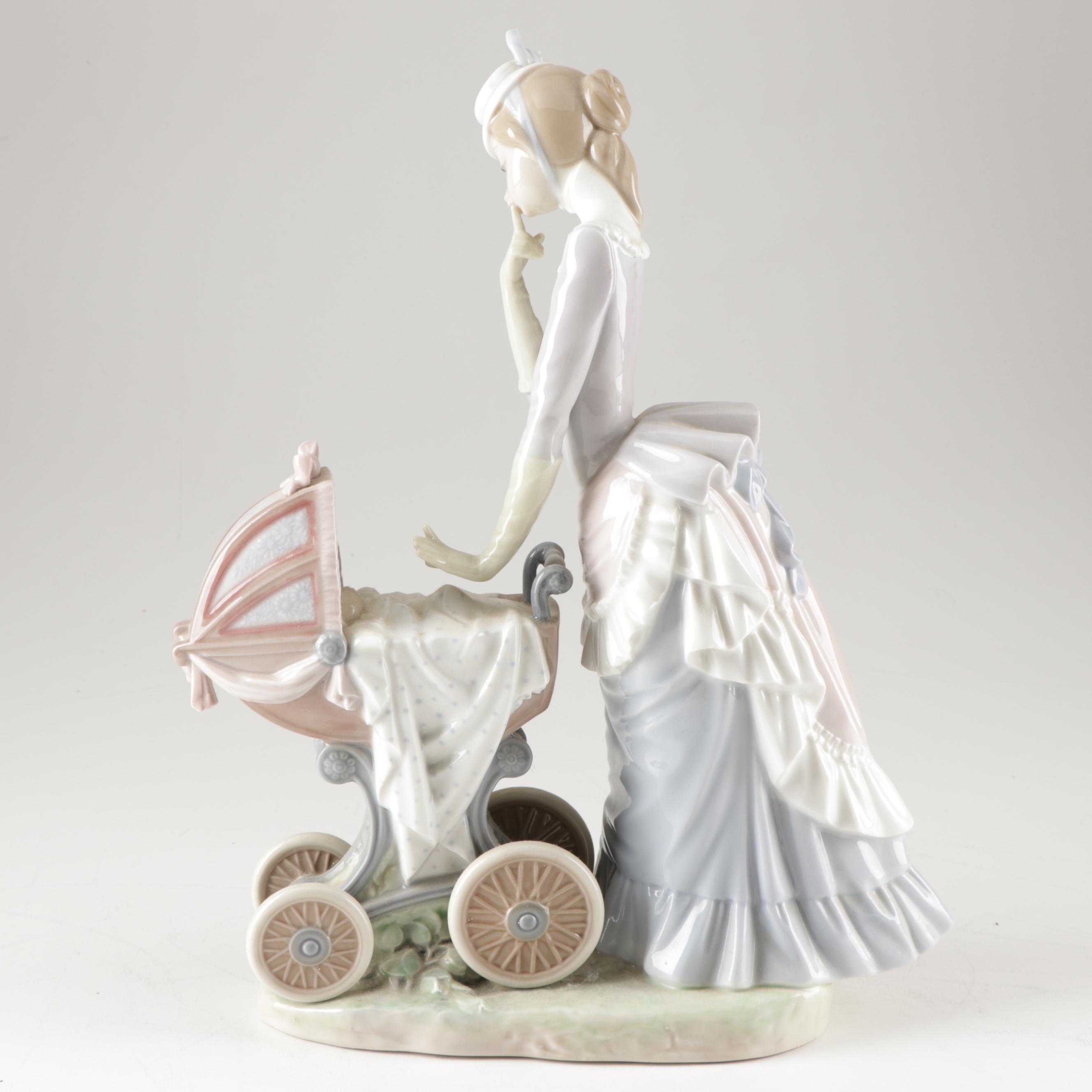 Lladró "Baby's Outing" Porcelain Figurine