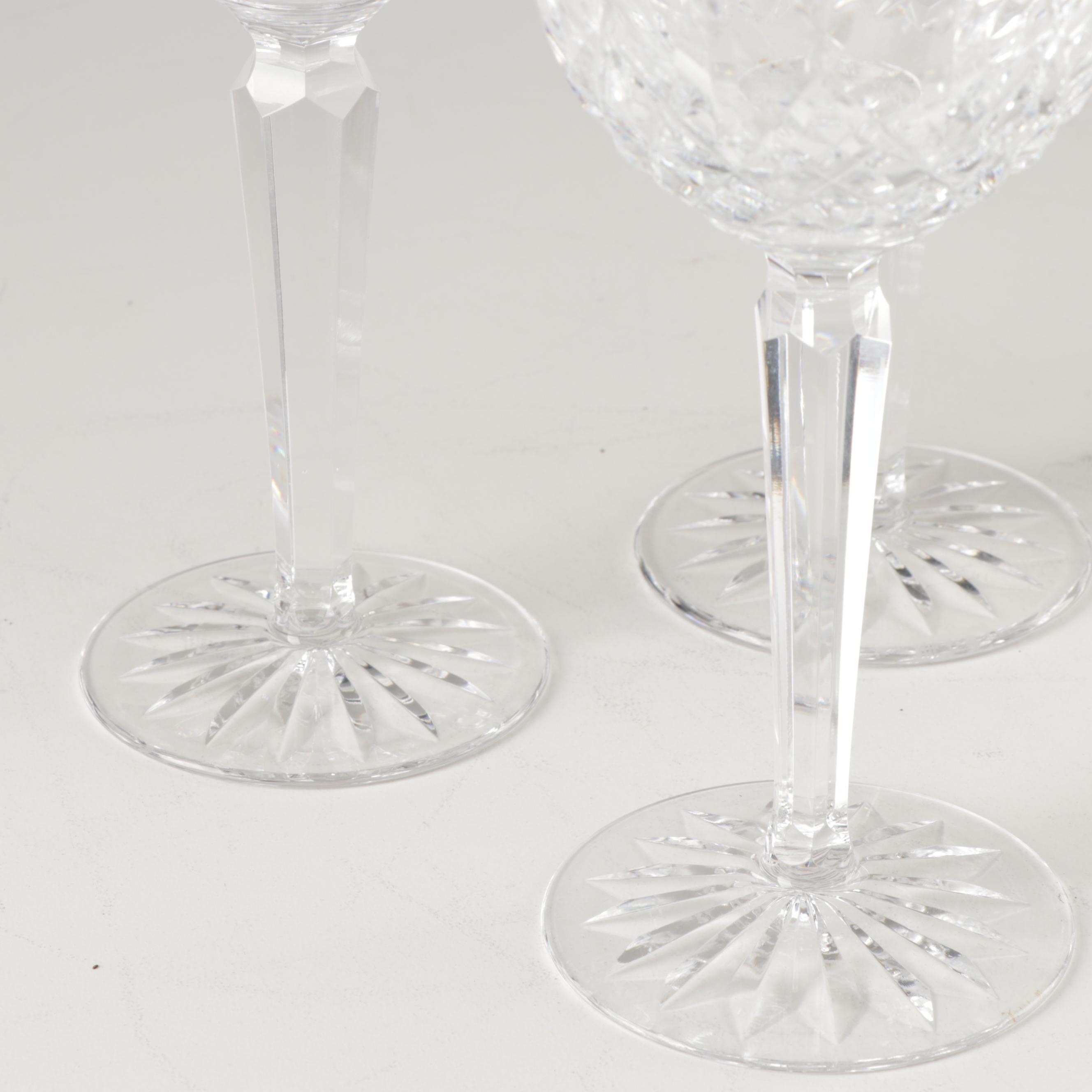 Waterford "Lismore" Crystal Wine Hocks