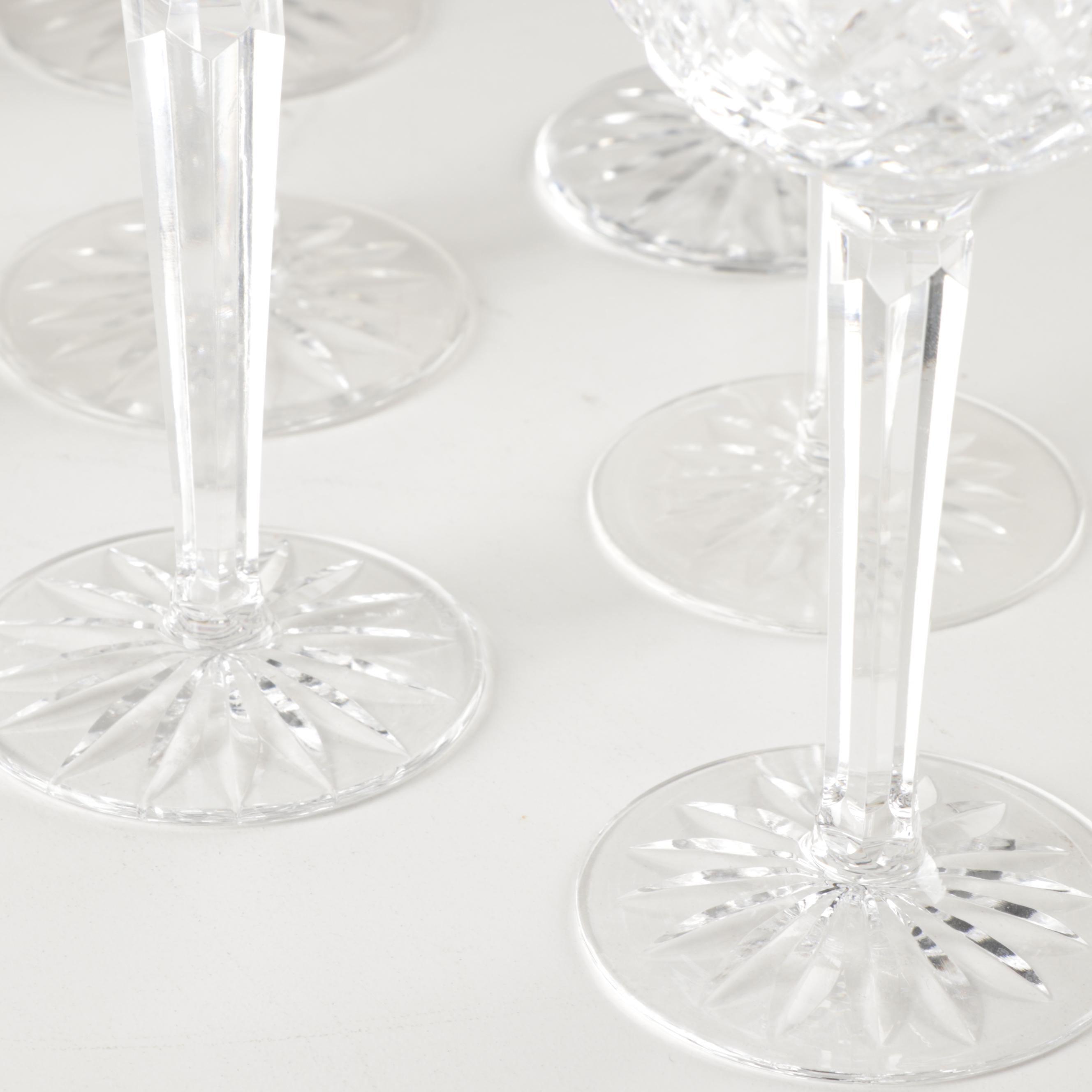 Waterford "Lismore" Crystal Wine Hocks