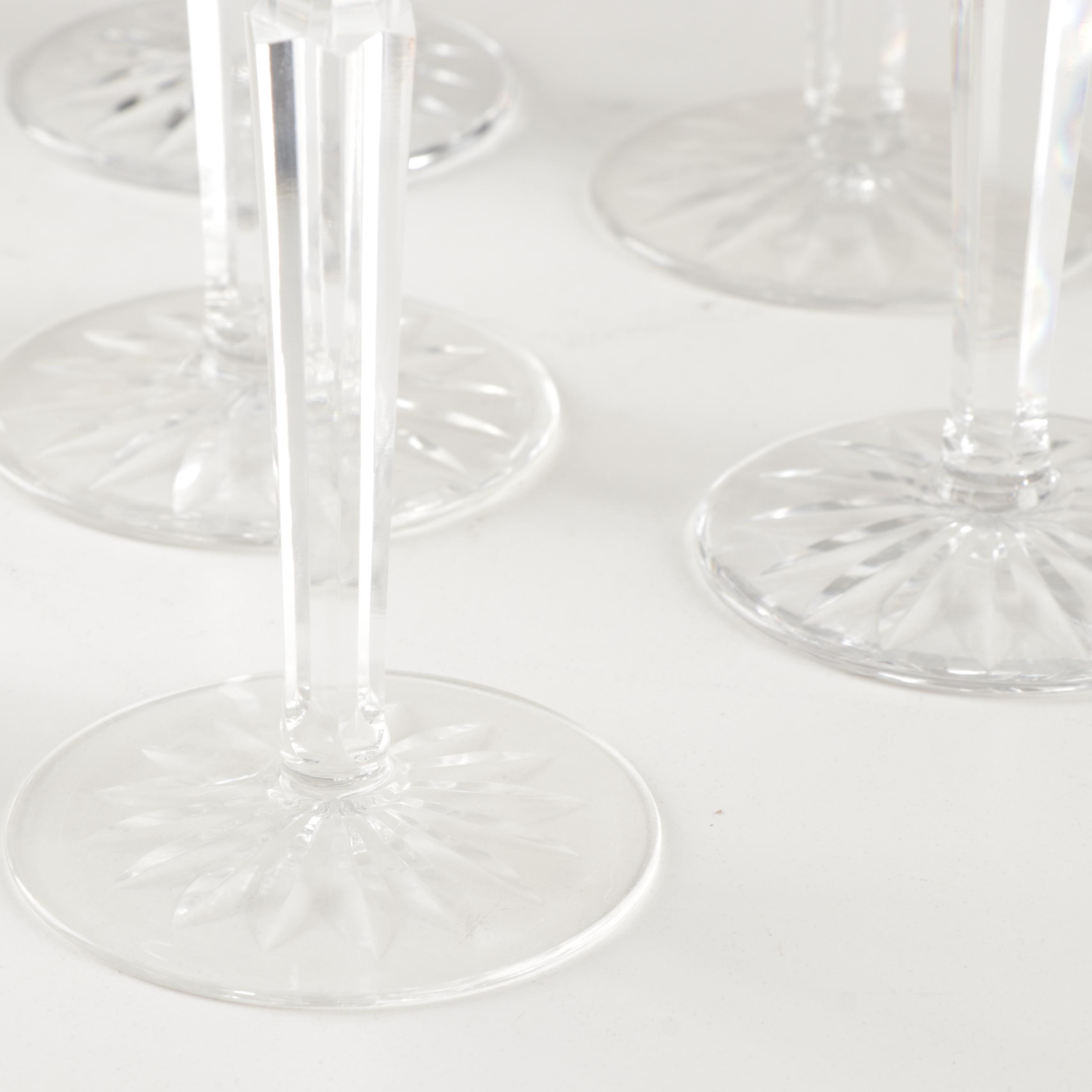 Waterford "Lismore" Crystal Wine Hocks