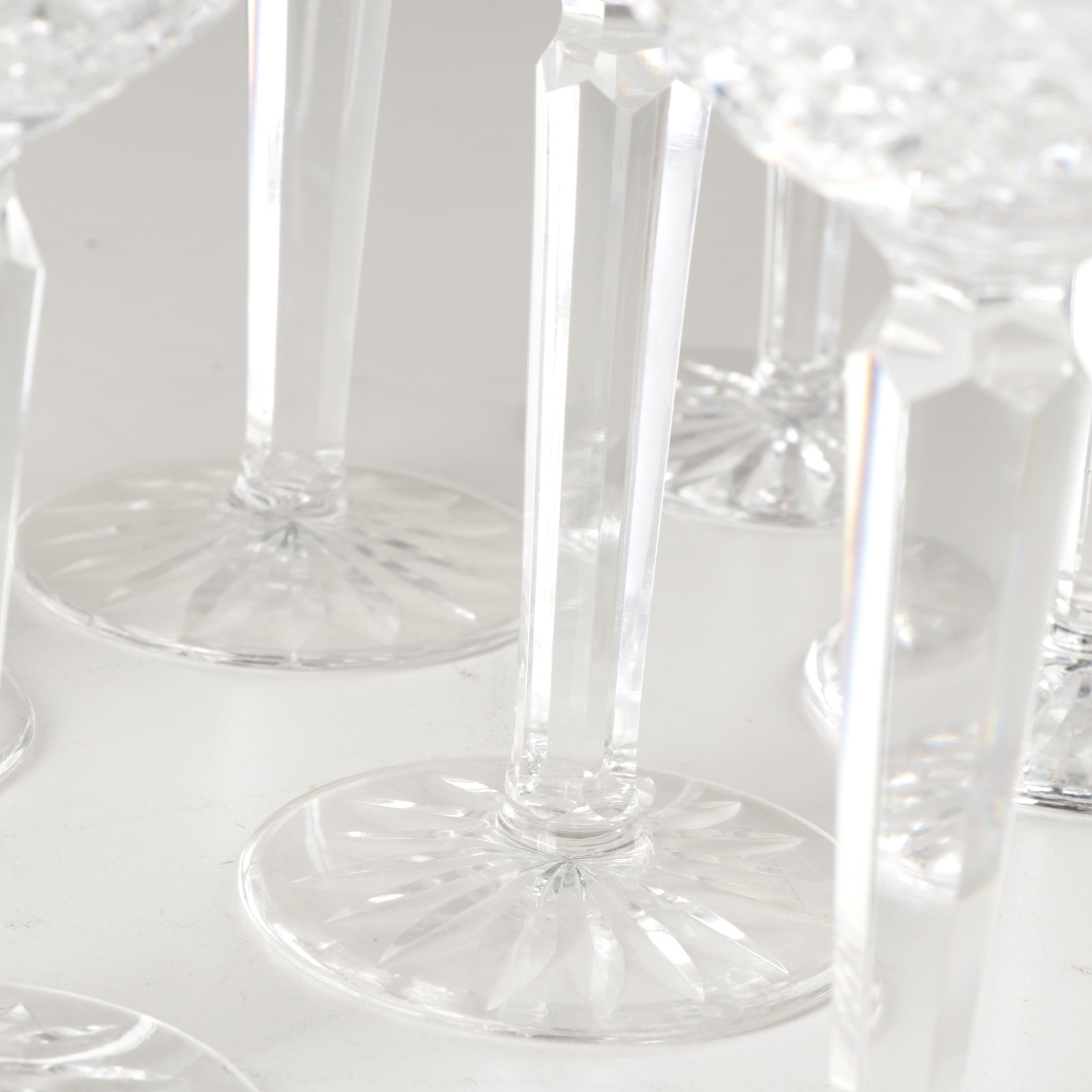 Waterford "Lismore" Crystal Wine Hocks