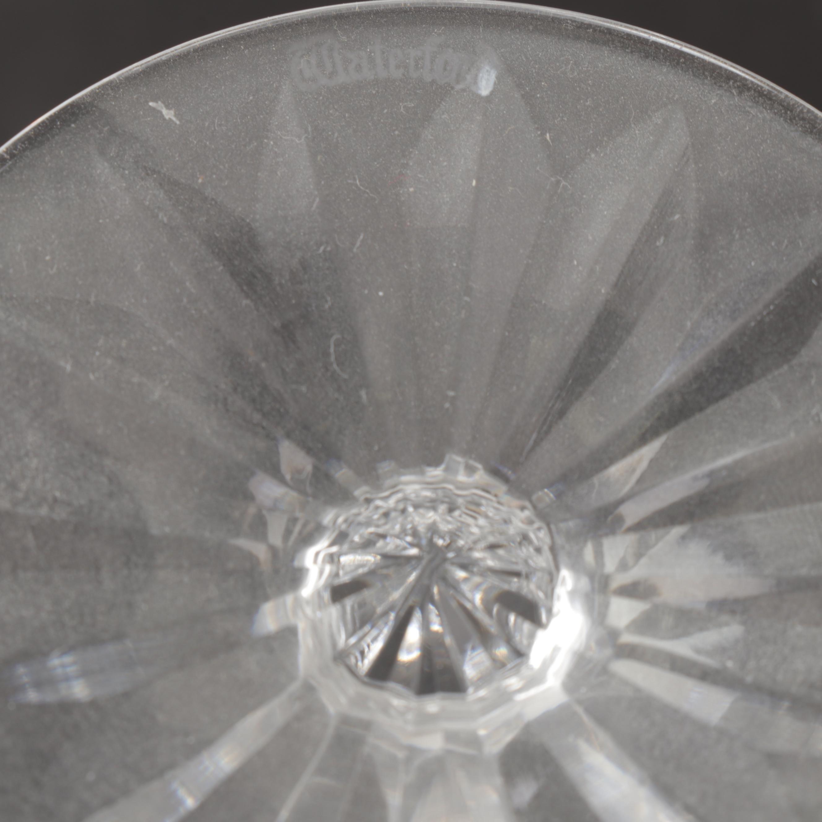 Waterford "Lismore" Crystal Wine Hocks