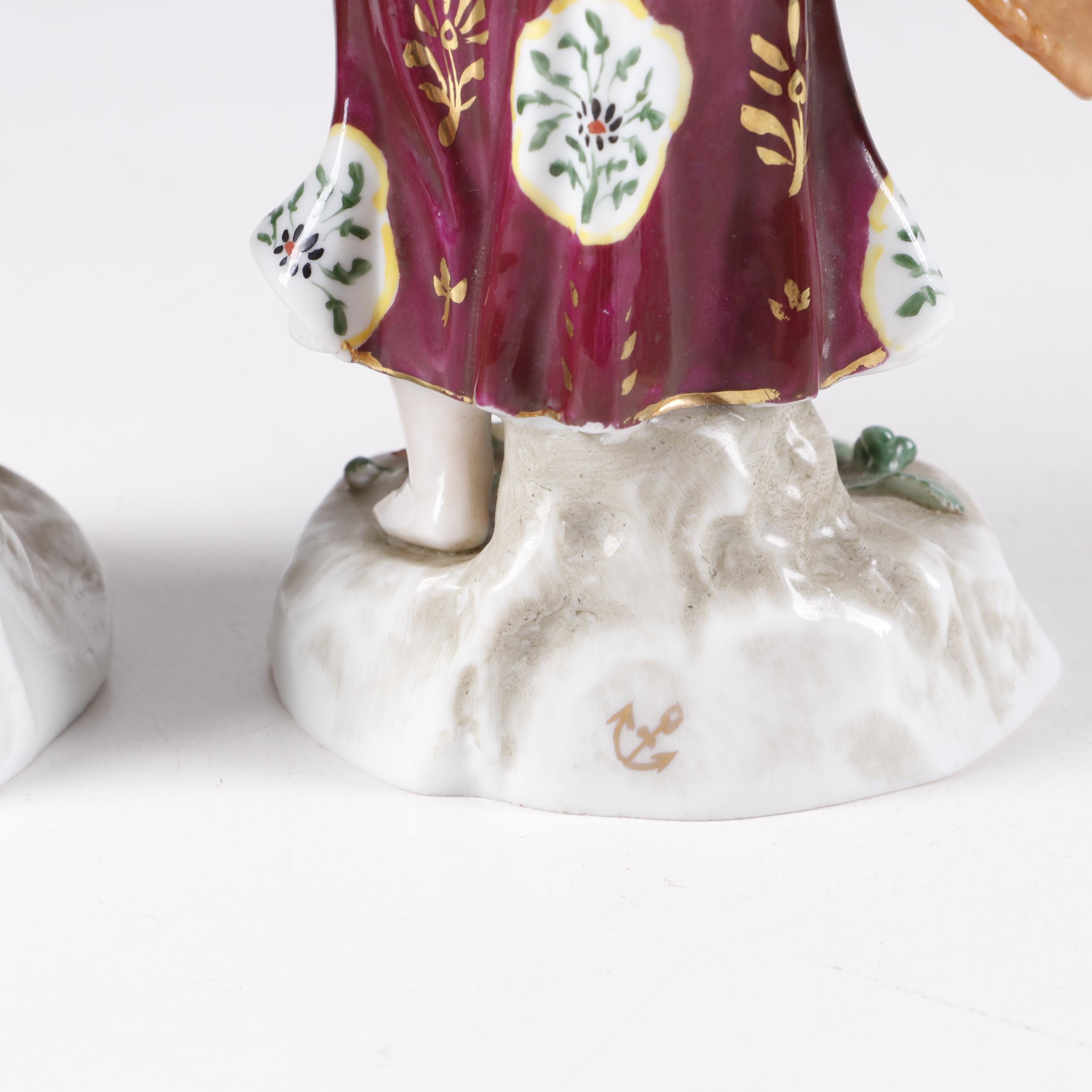 German Sitzendorf Style Porcelain Figurines