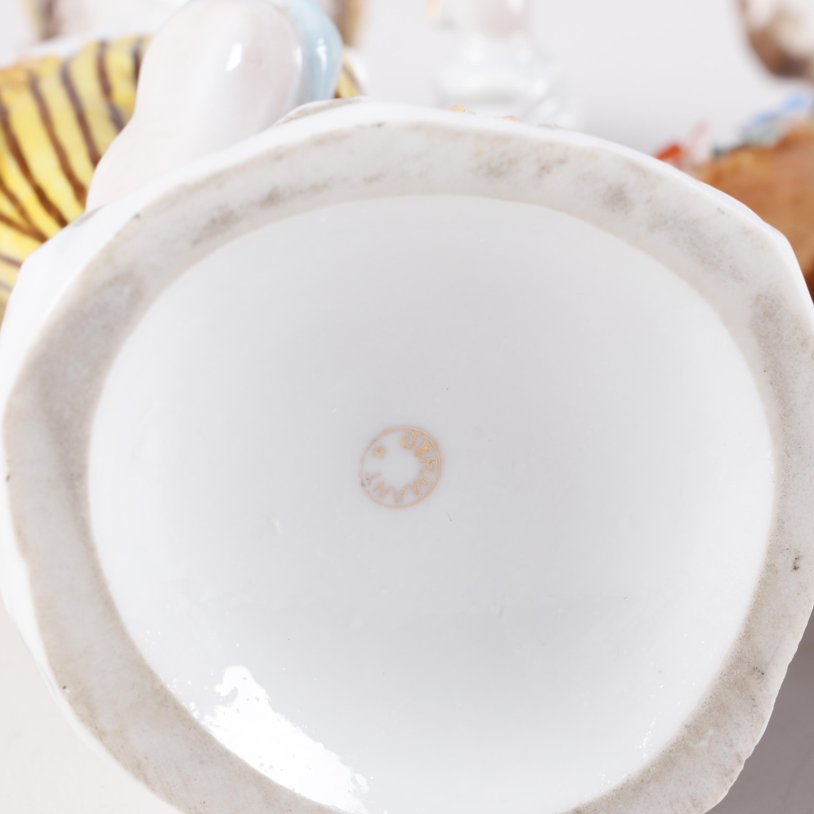 German Sitzendorf Style Porcelain Figurines