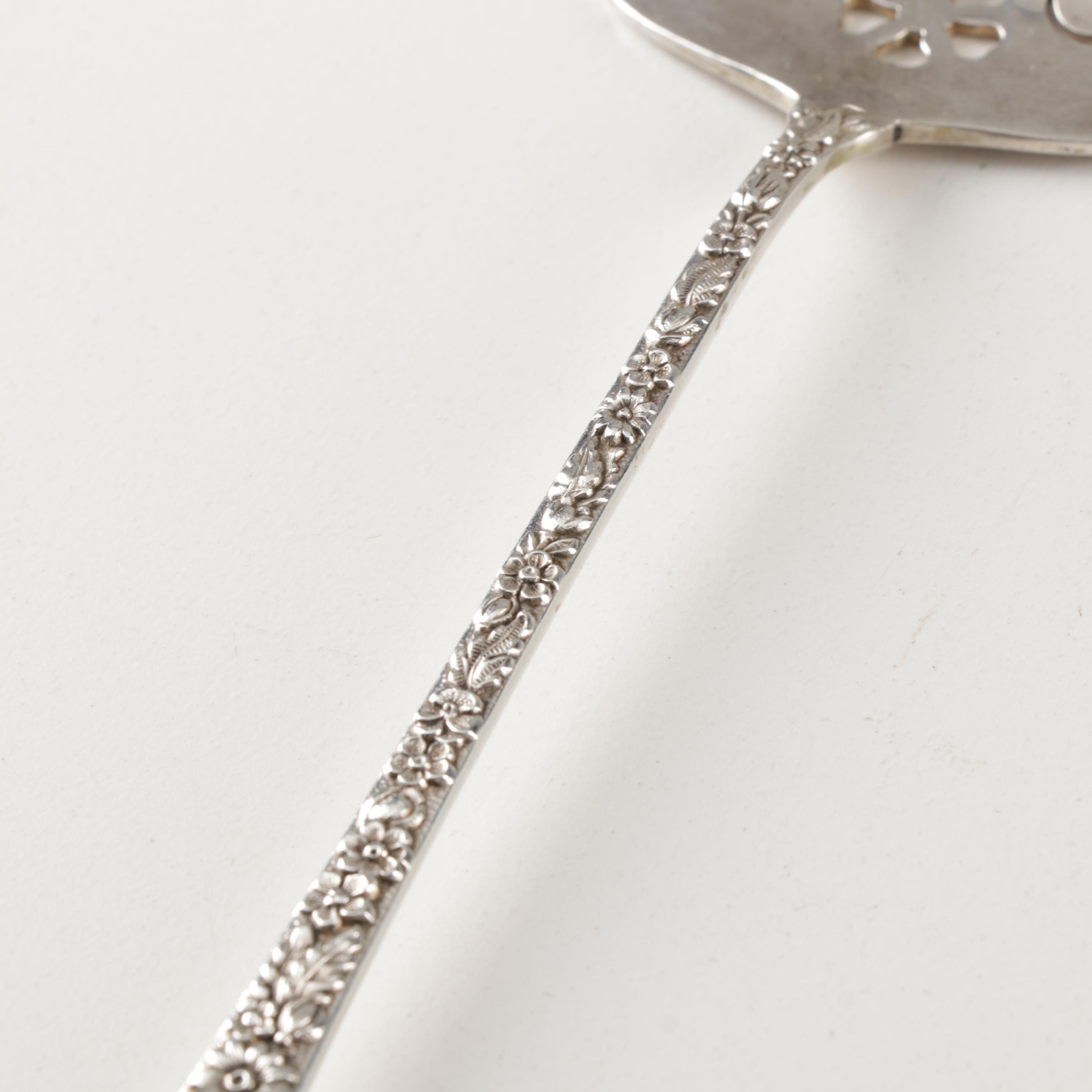 Alvin "Bridal Bouquet" Sterling Silver Bacon Fork, Circa 1932