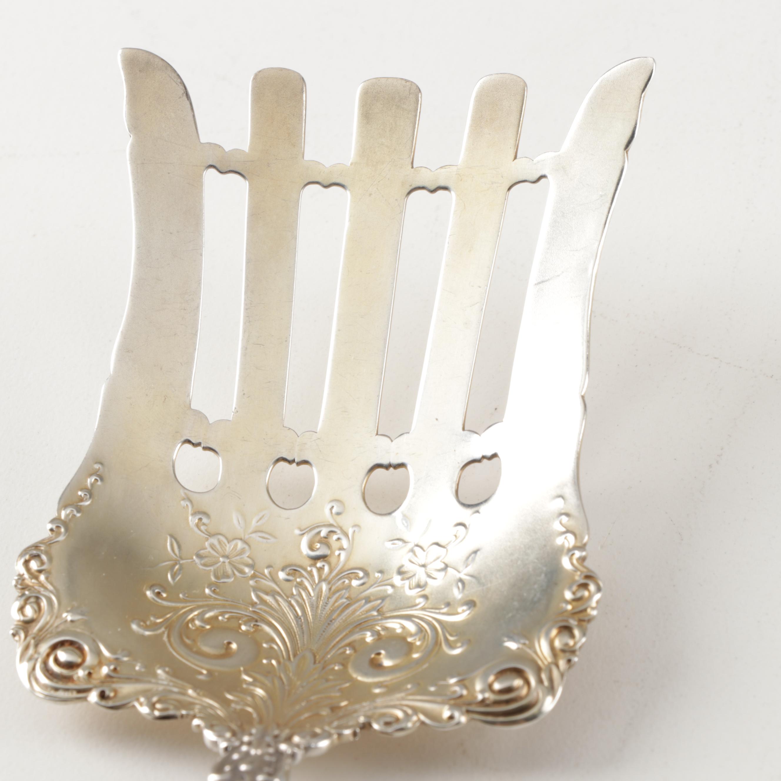 International "Revere" Sterling Silver Asparagus Fork, Circa 1898