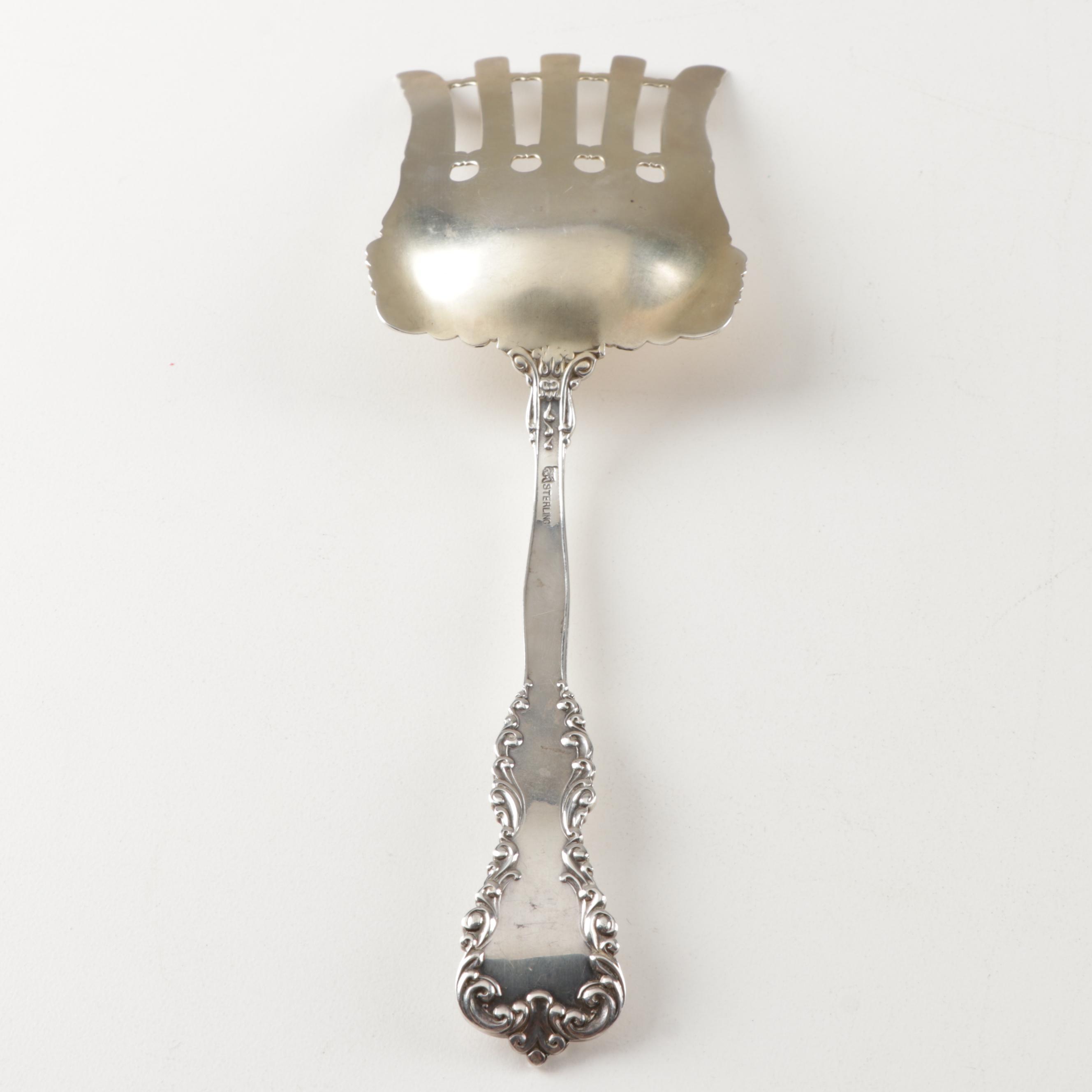 International "Revere" Sterling Silver Asparagus Fork, Circa 1898
