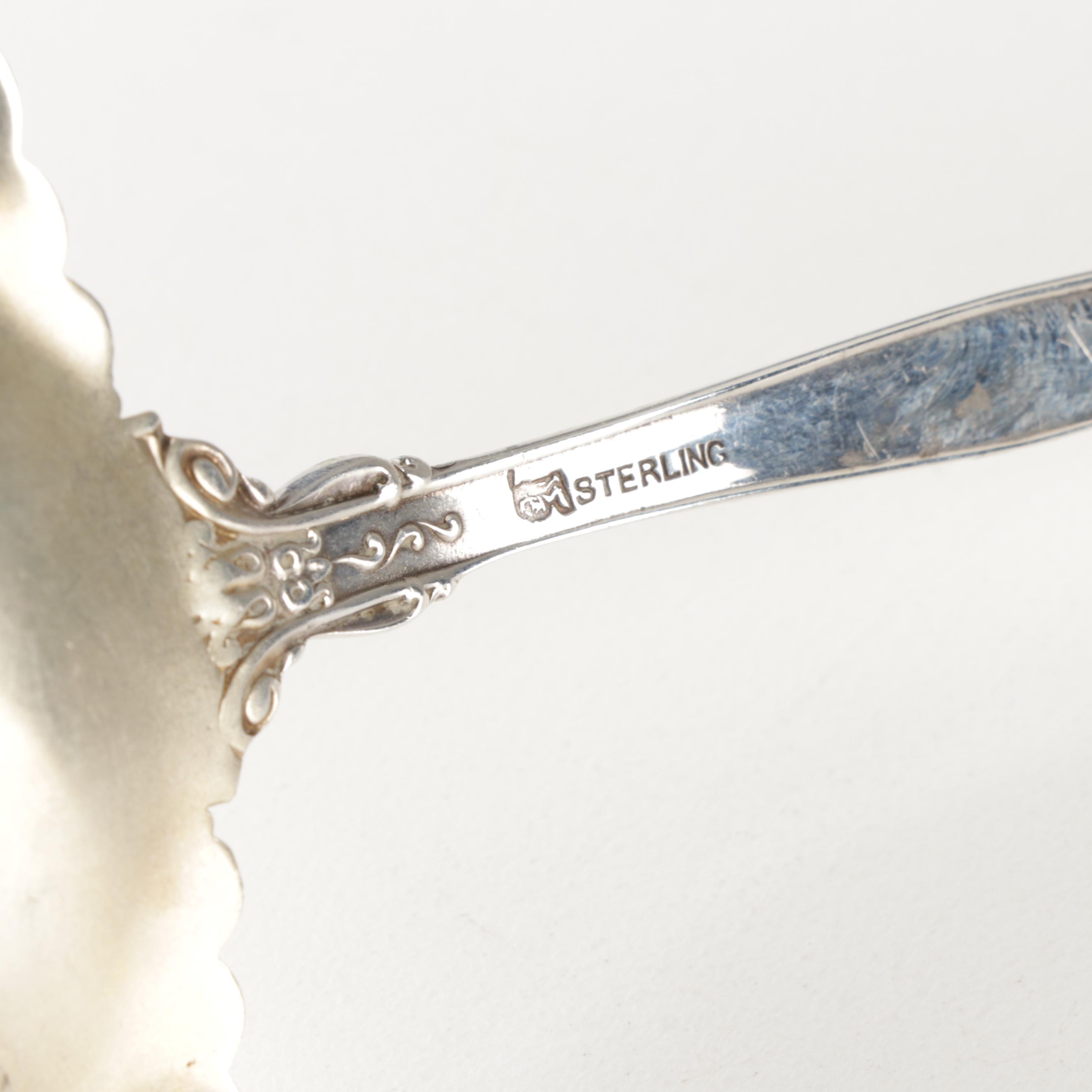 International "Revere" Sterling Silver Asparagus Fork, Circa 1898