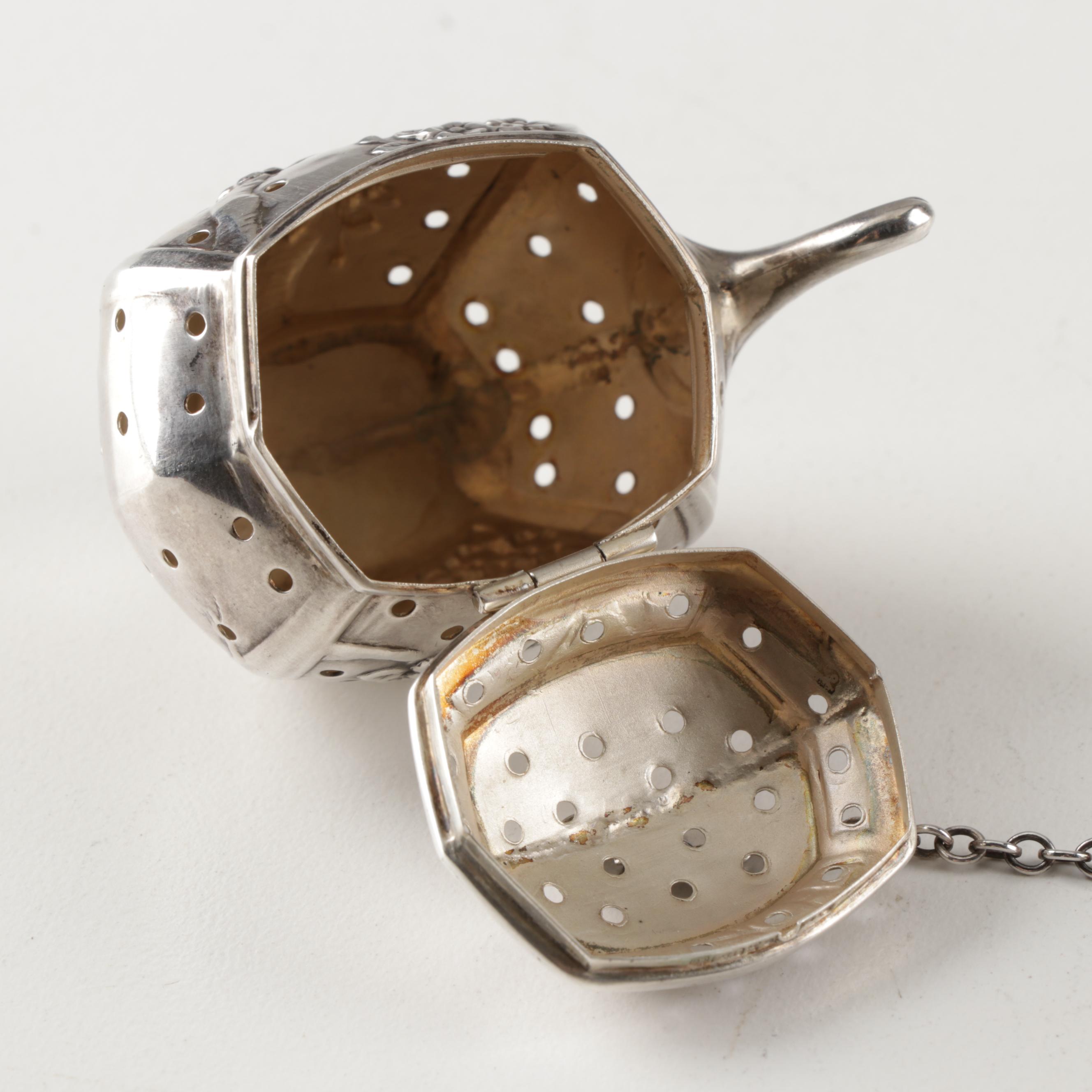 Blackinton Sterling Silver Tea Ball, Early 20th Century