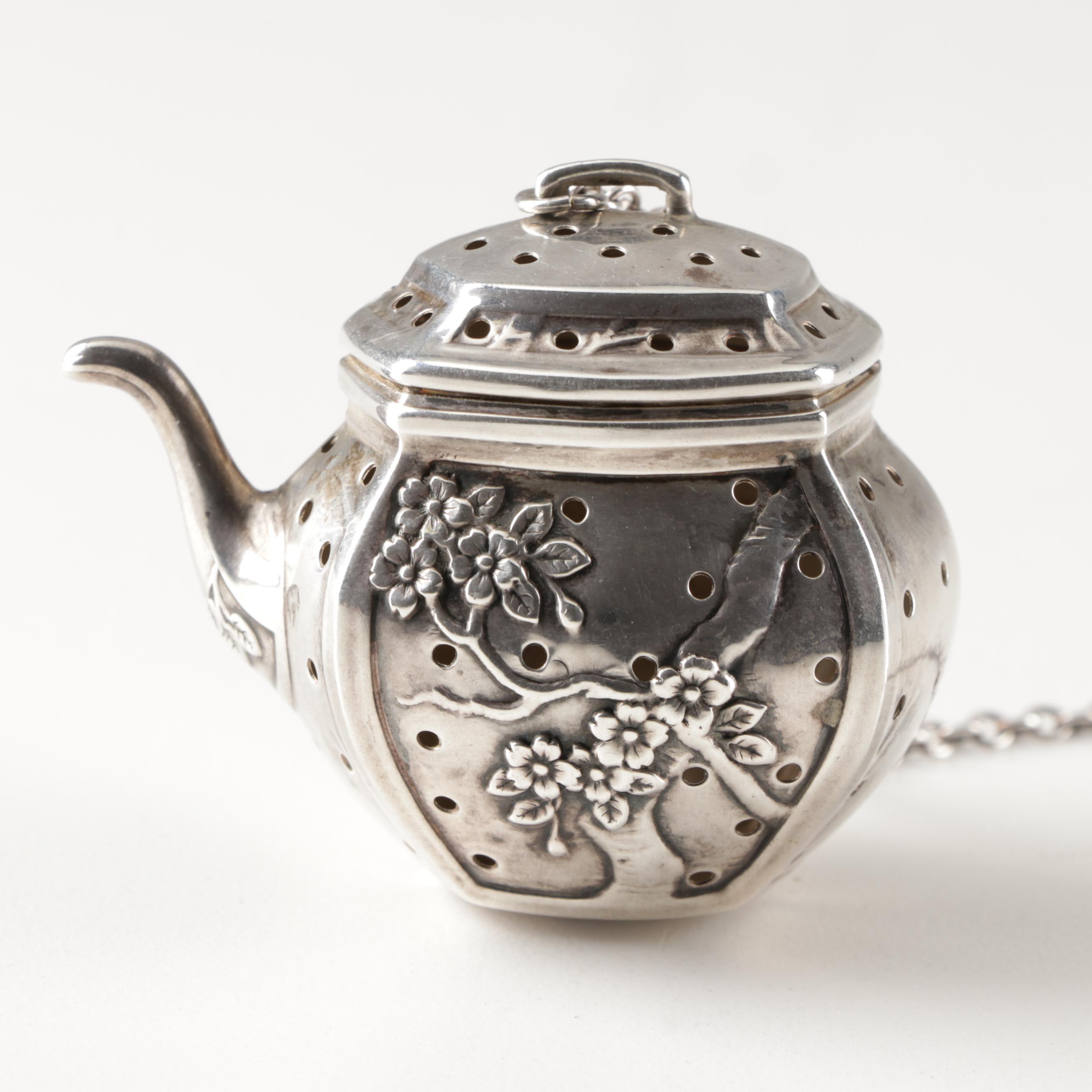 Blackinton Sterling Silver Tea Ball, Early 20th Century