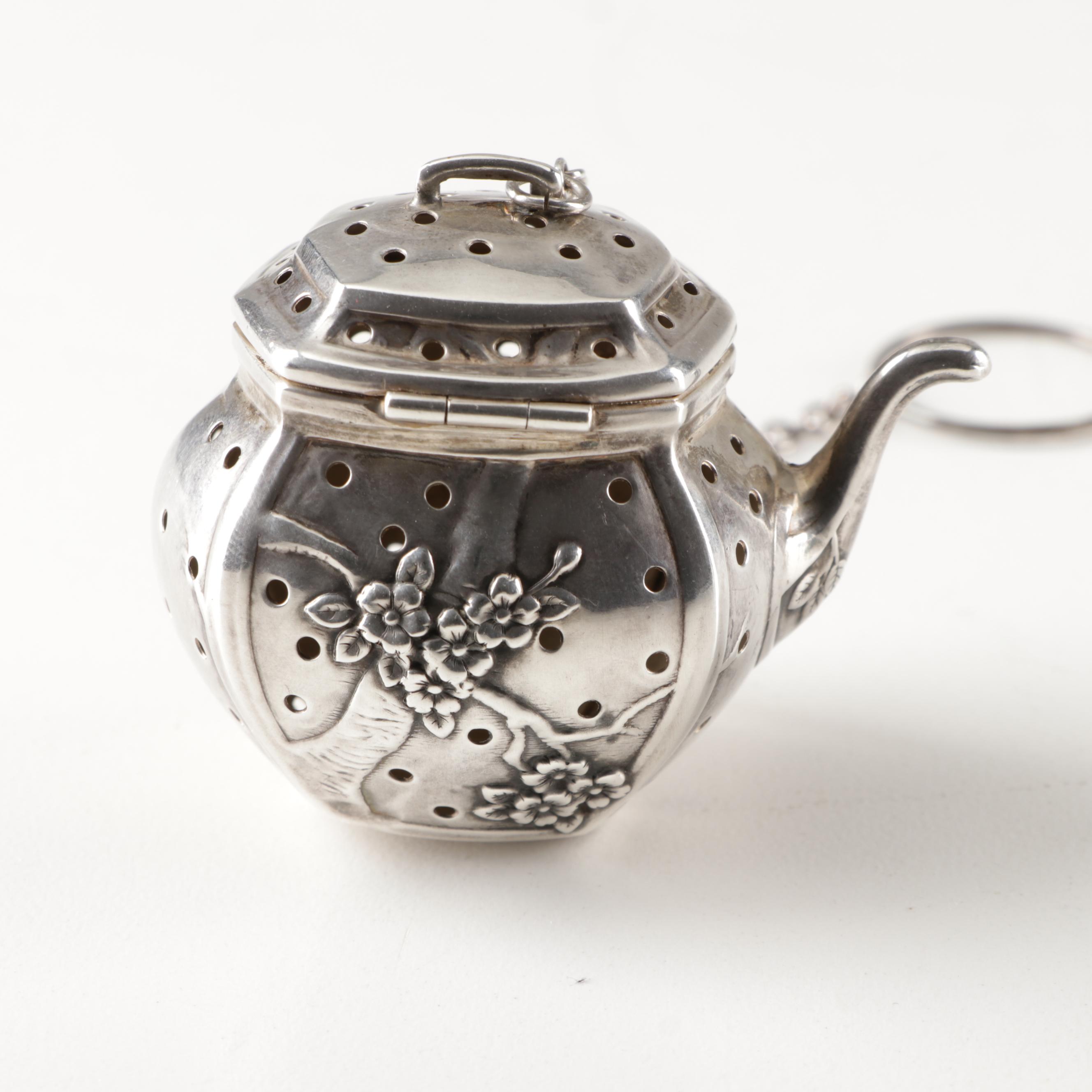 Blackinton Sterling Silver Tea Ball, Early 20th Century