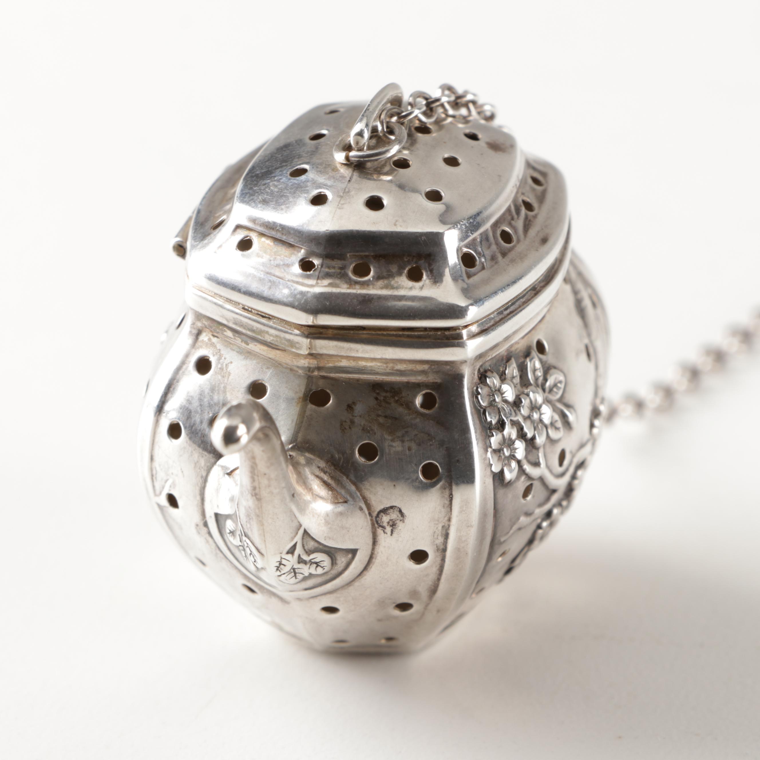 Blackinton Sterling Silver Tea Ball, Early 20th Century
