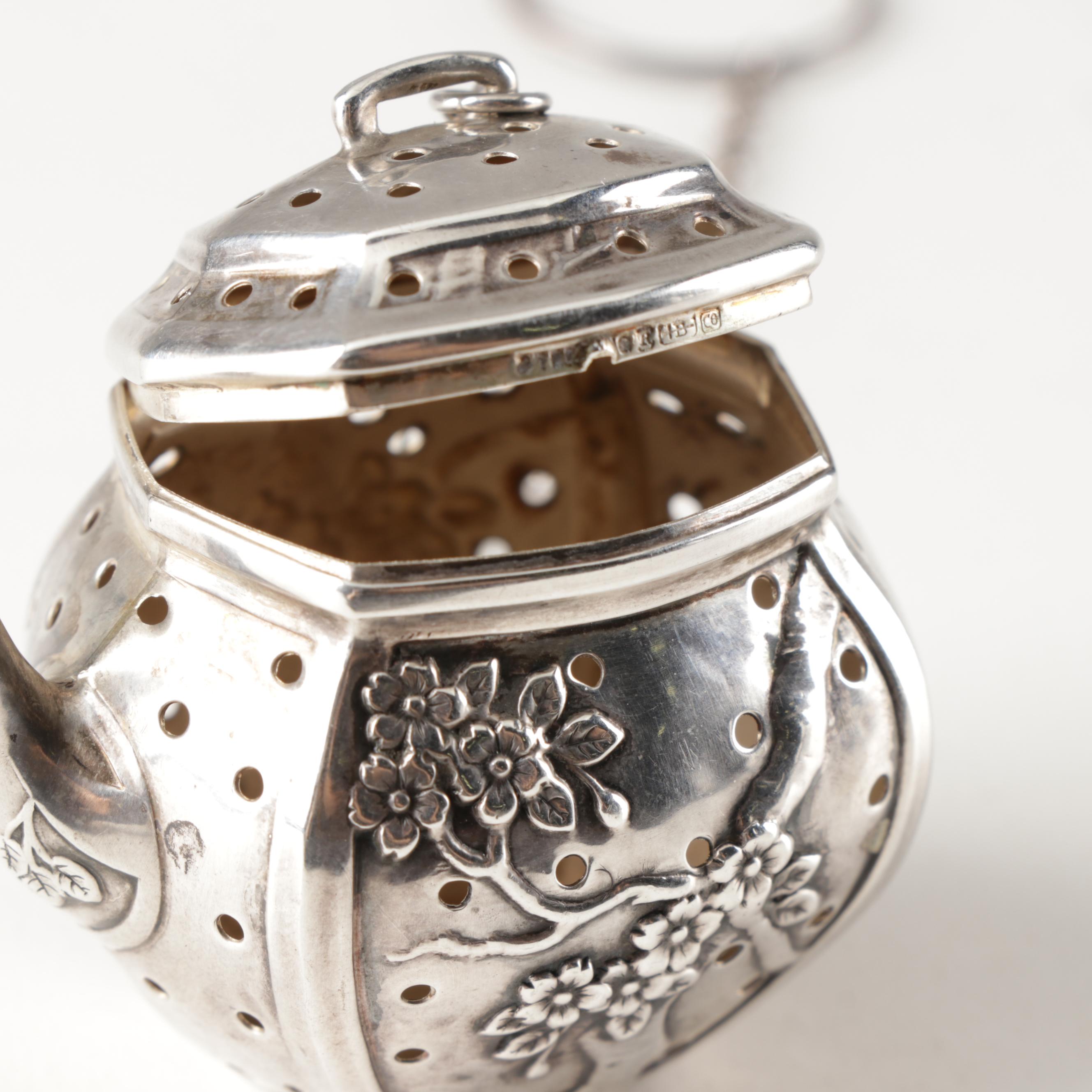 Blackinton Sterling Silver Tea Ball, Early 20th Century