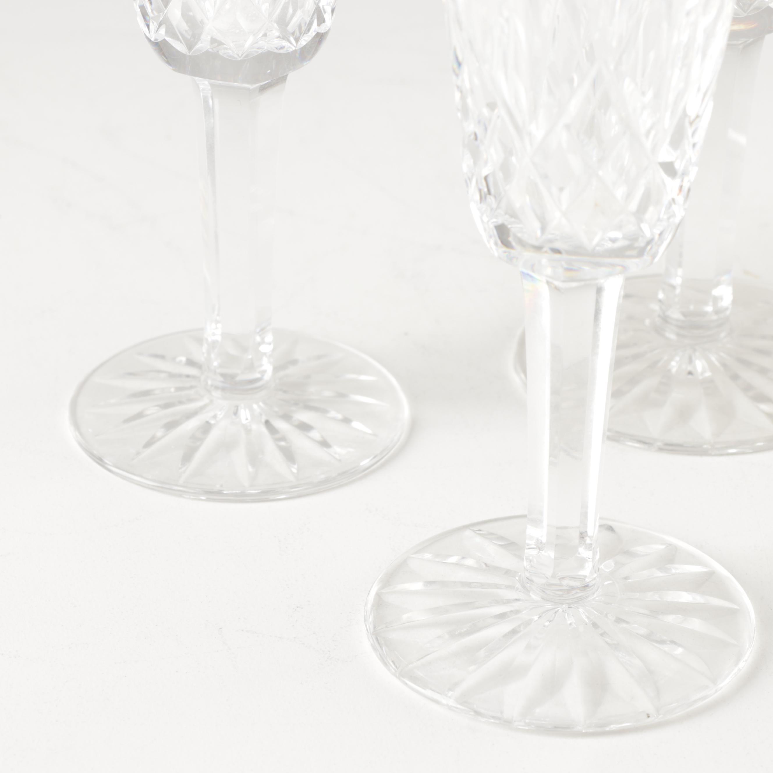 Waterford "Lismore" Crystal Champagne Flutes