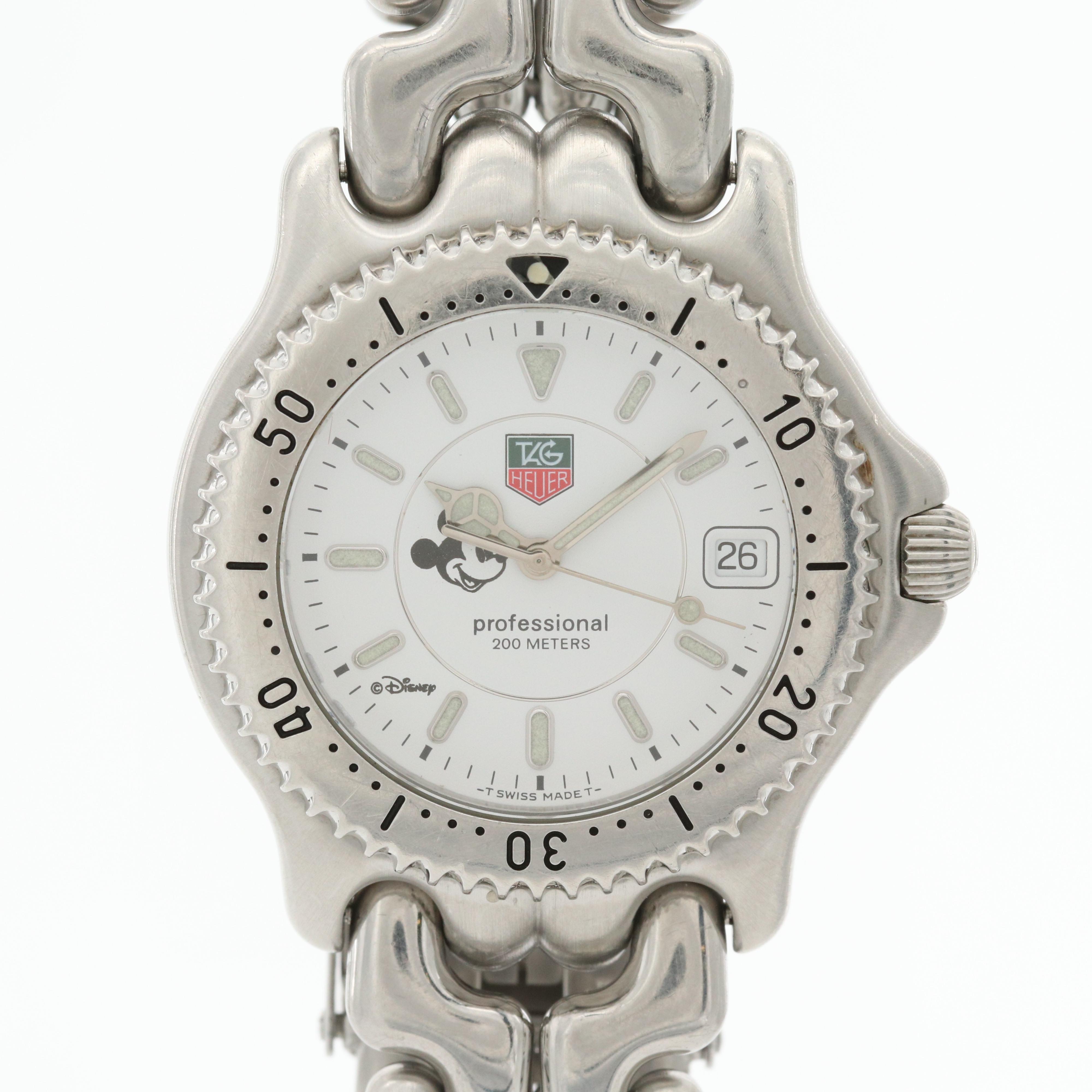 TAG Heuer S/EL Watch with Mickey Mouse Dial