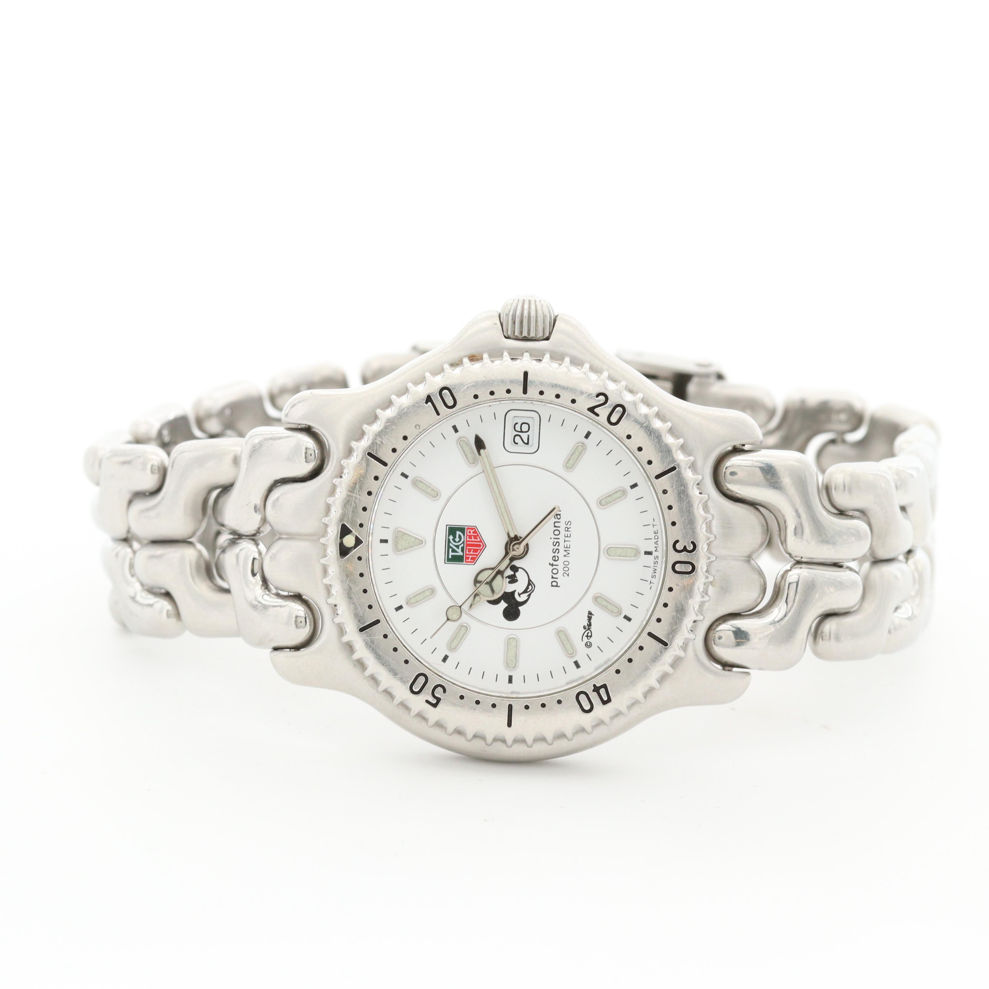 TAG Heuer S/EL Watch with Mickey Mouse Dial