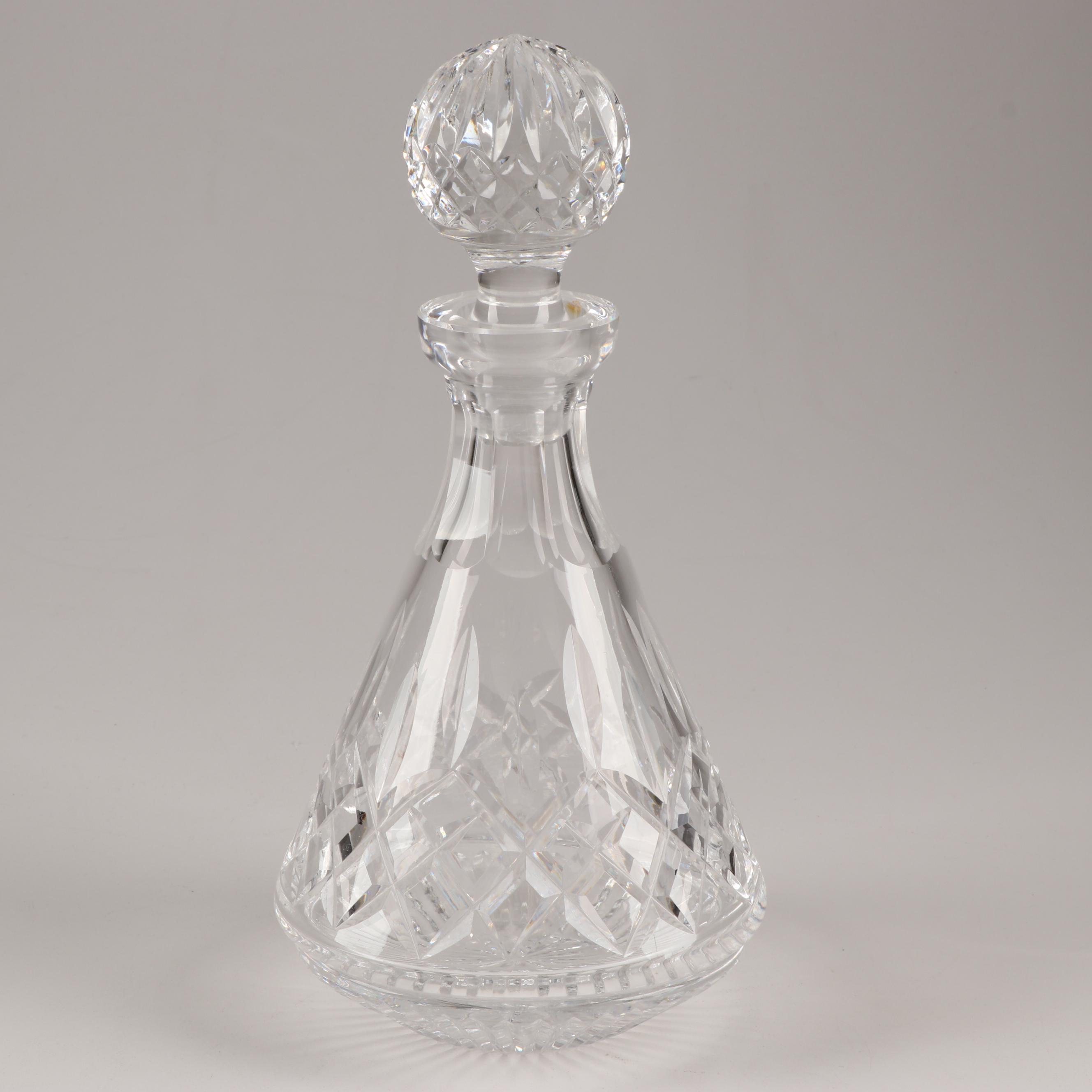 Waterford "Lismore" Crystal Roly Poly Decanter