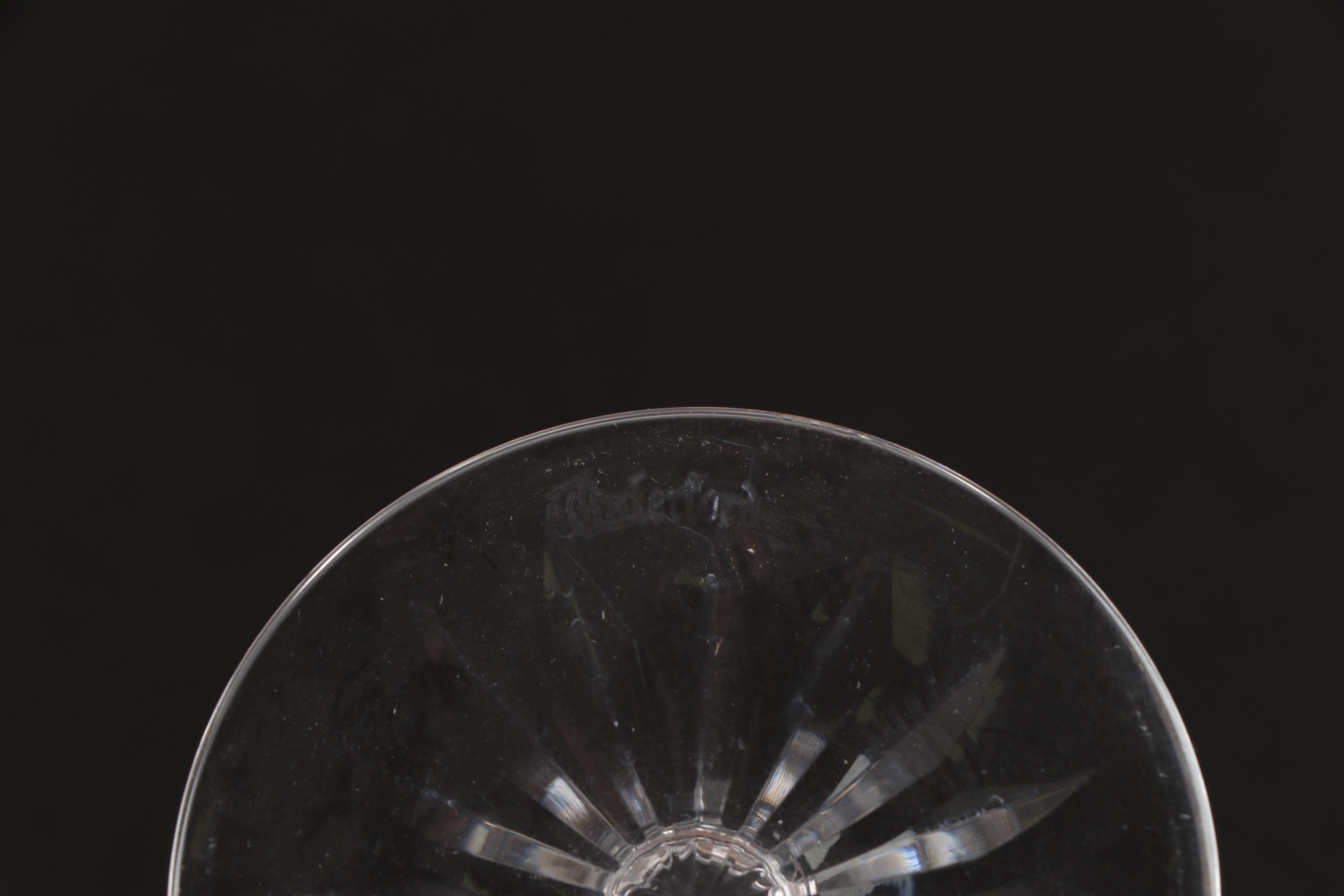 Waterford "Lismore" Crystal Claret Glasses