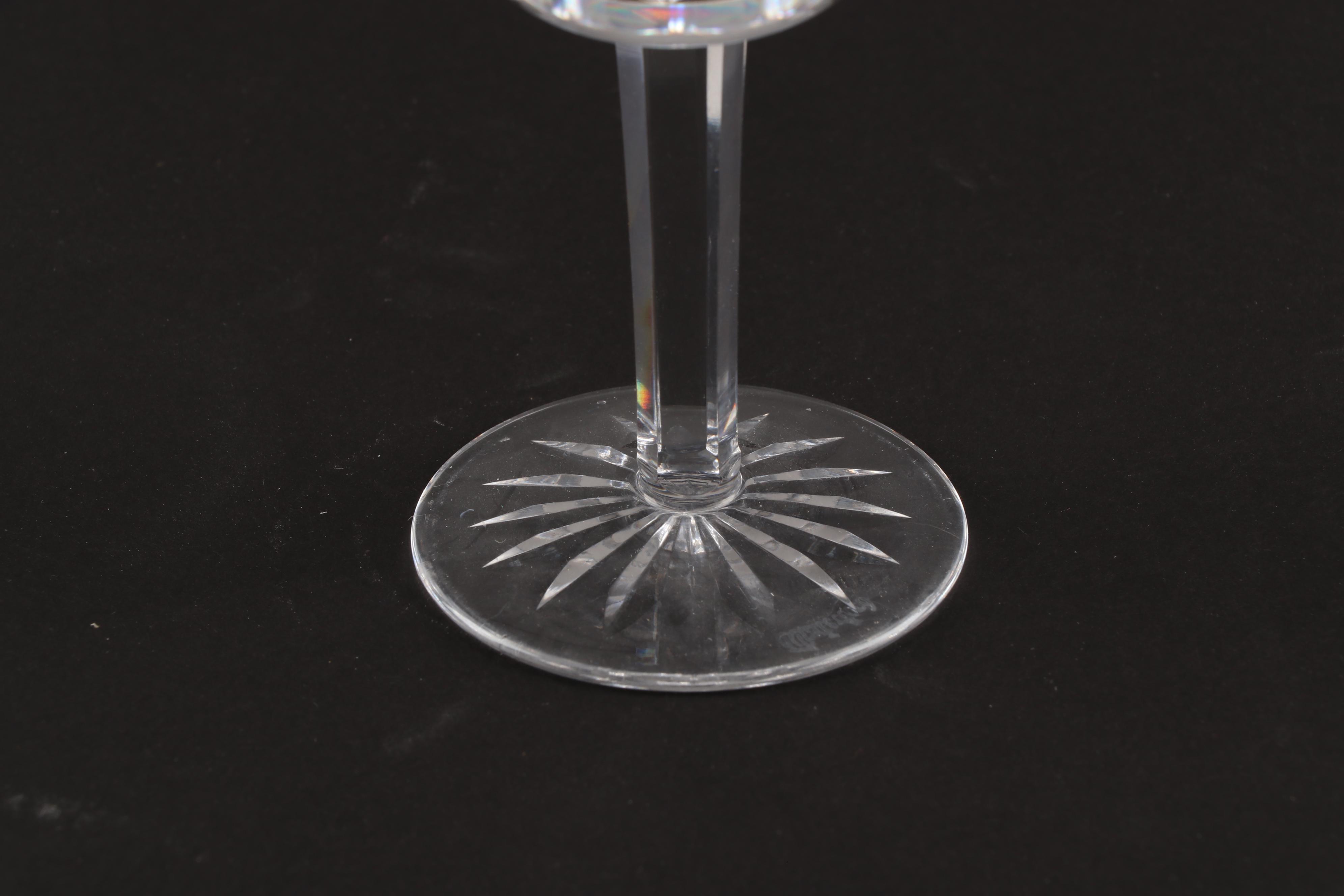 Waterford "Lismore" Crystal Claret Glasses
