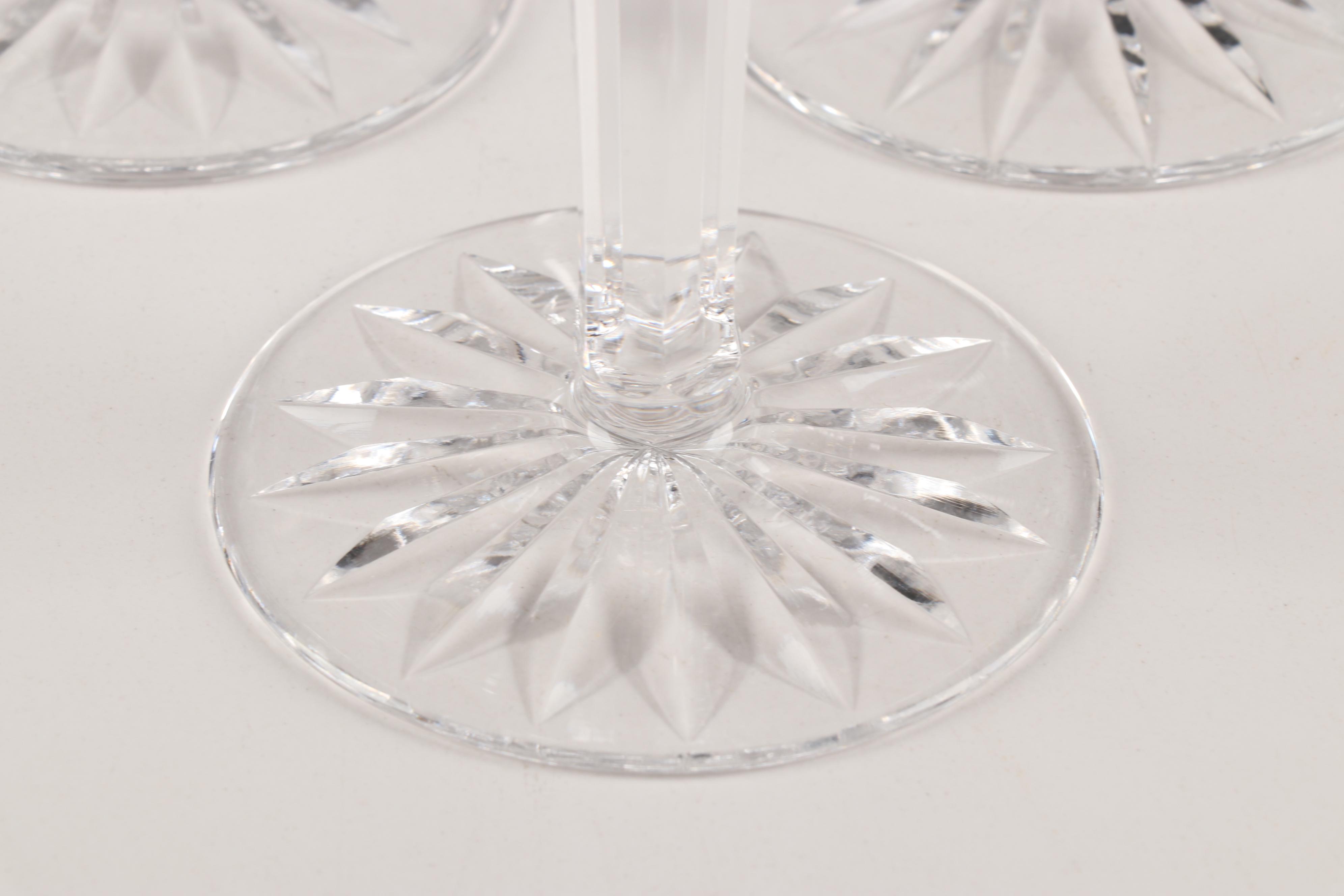 Waterford "Lismore" Crystal Water Goblets