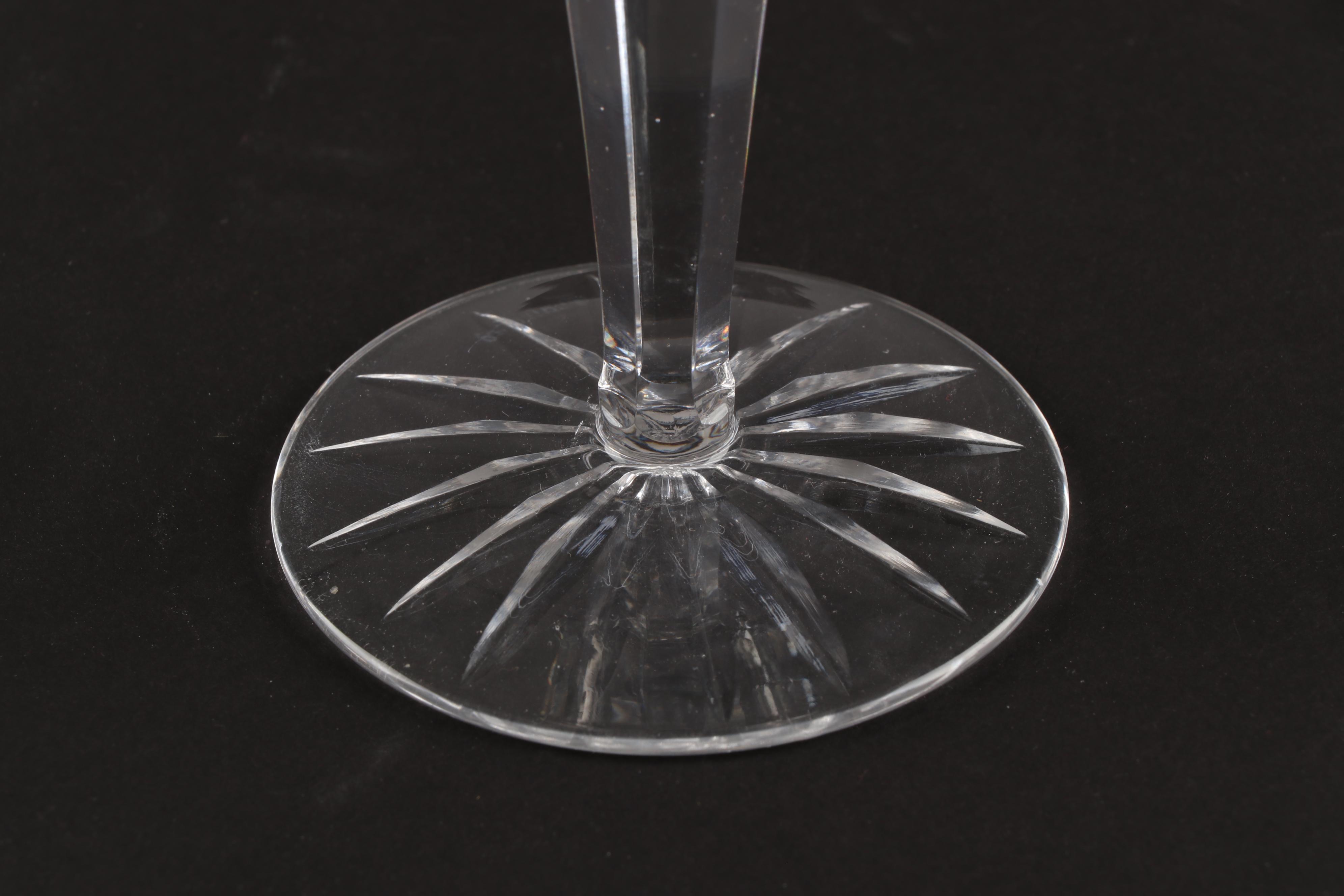 Waterford "Lismore" Crystal Water Goblets