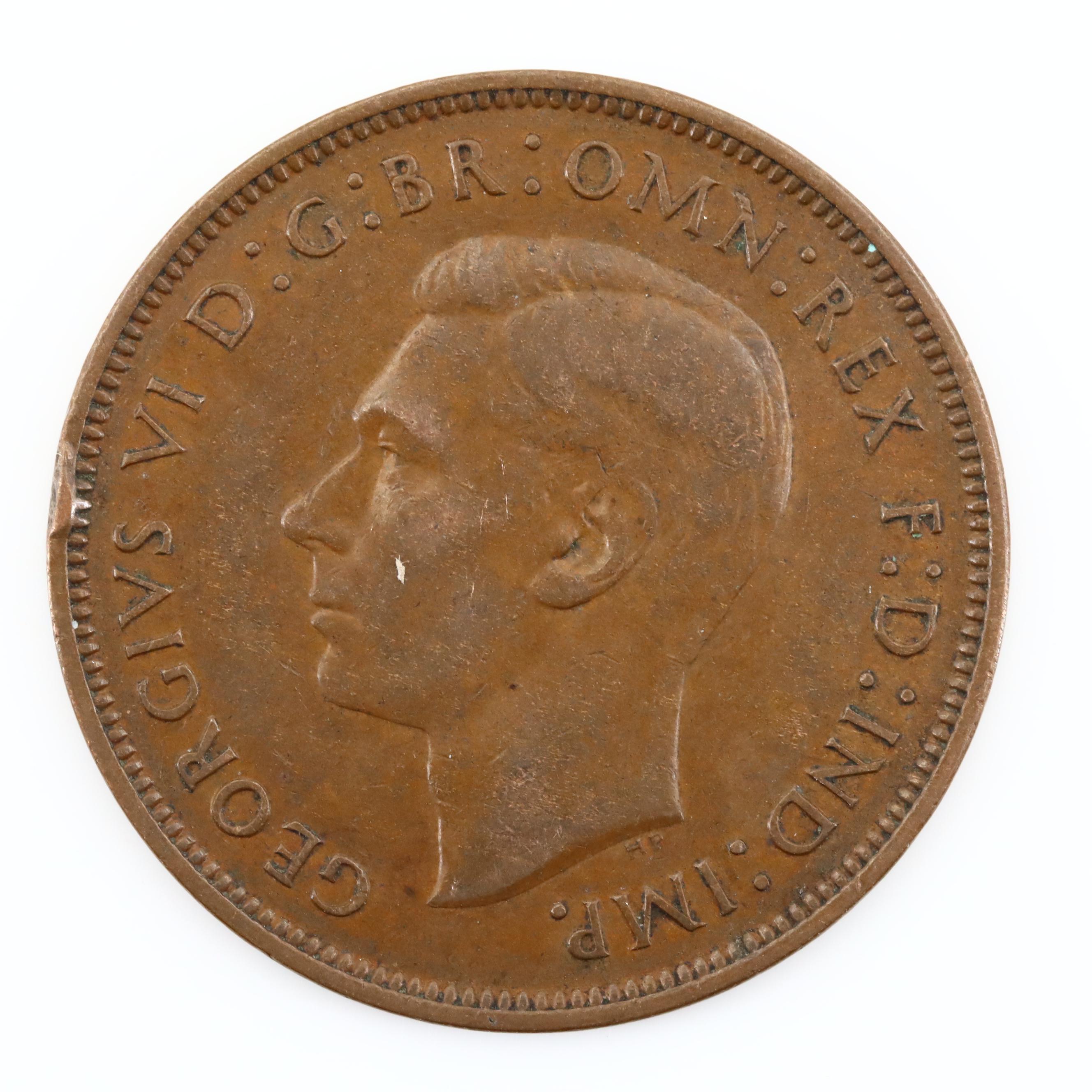 Seventy Various Foreign Coins Featuring a 1915 French Five Centimes