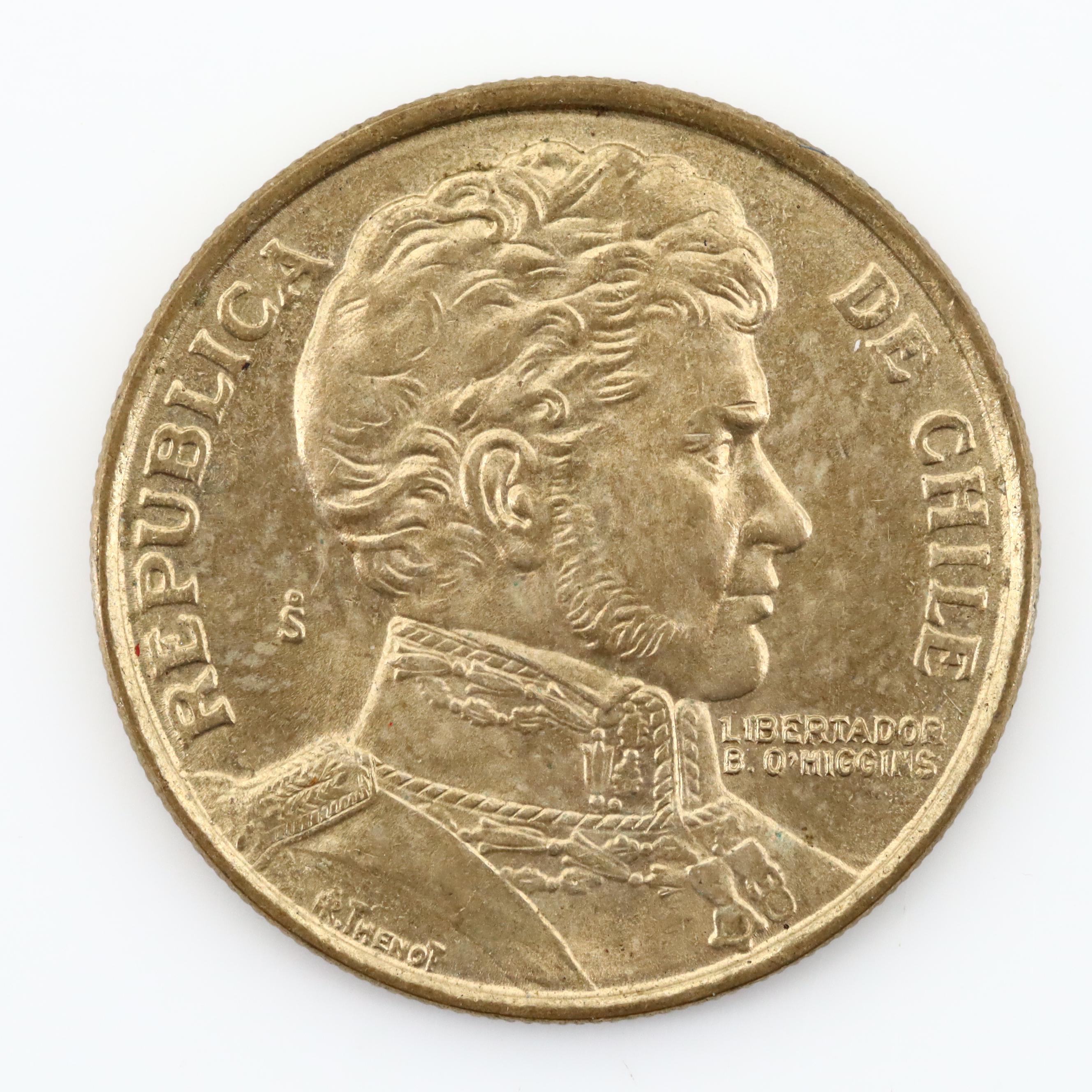 Seventy Various Foreign Coins Featuring a 1915 French Five Centimes