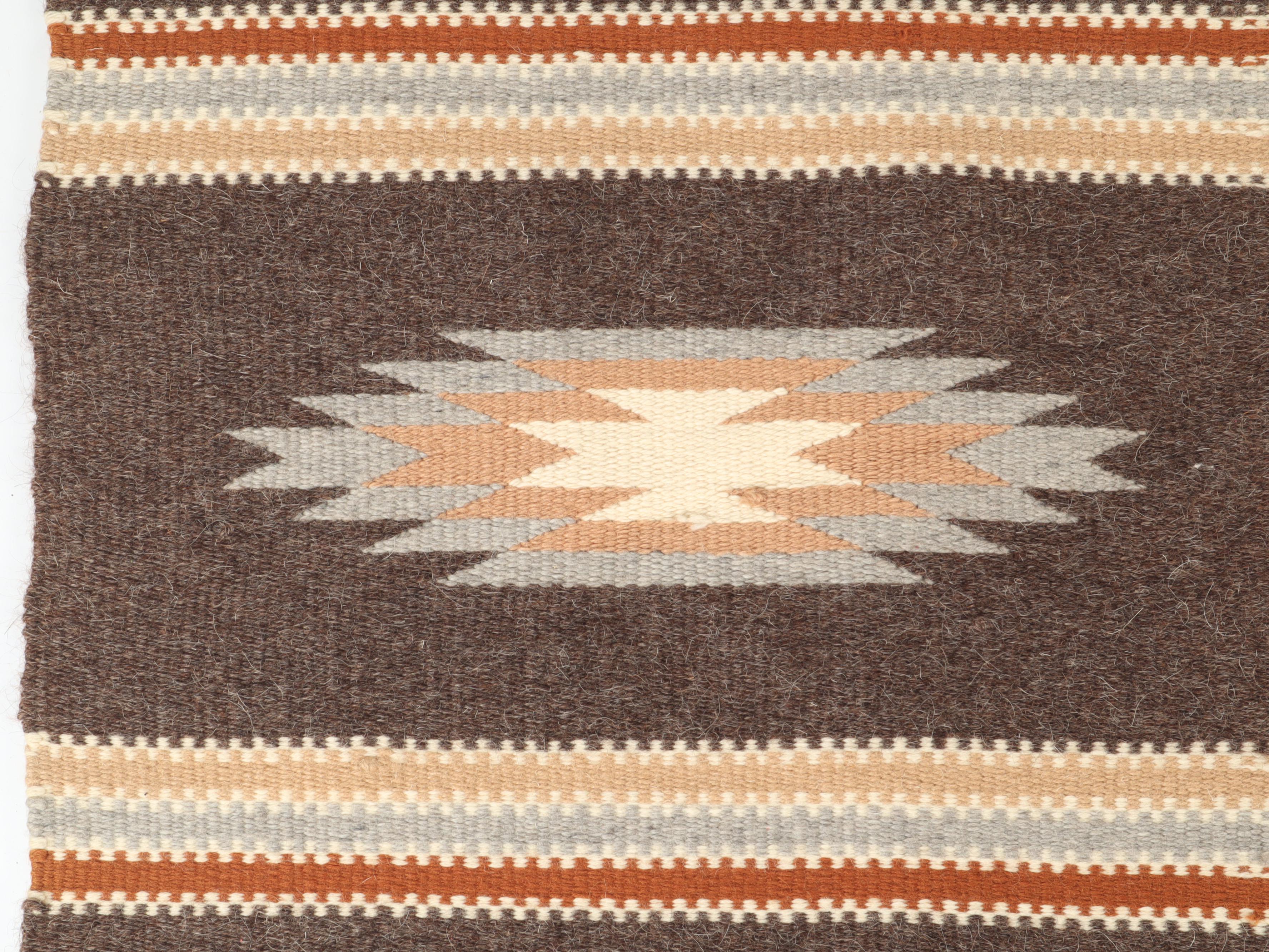 Handwoven Southwest Style Wool Accent Rugs