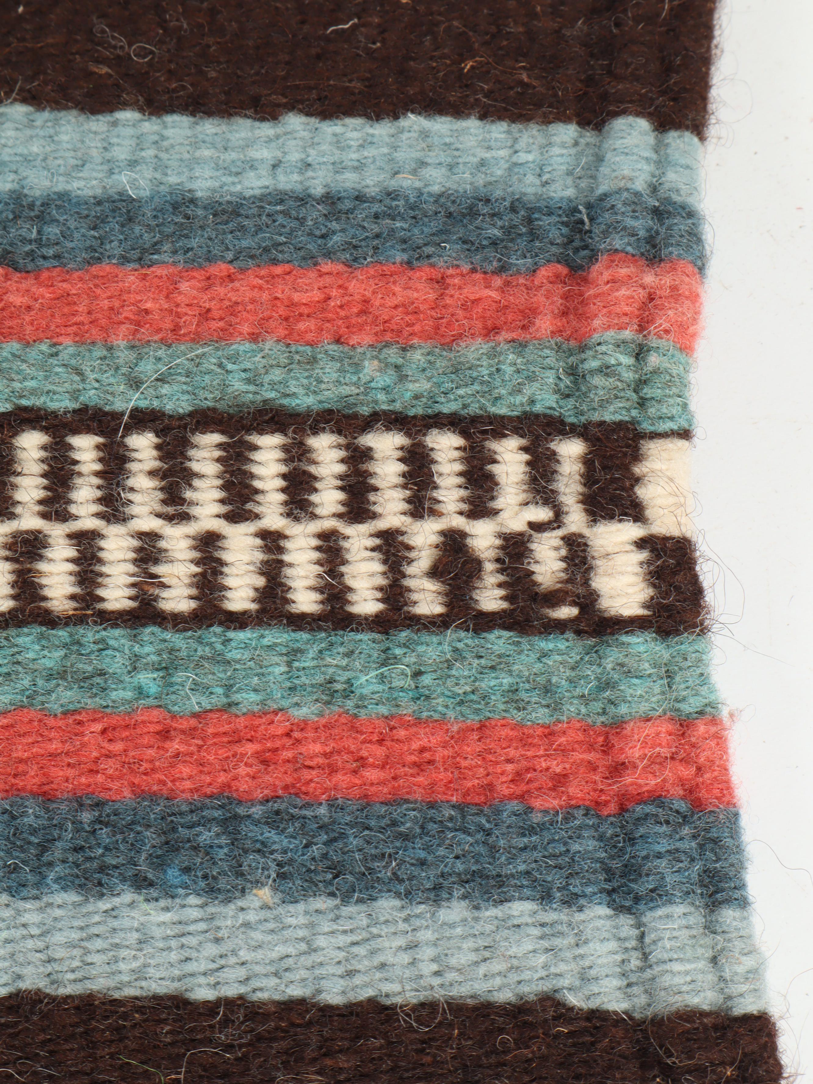 Handwoven Southwest Style Wool Accent Rugs