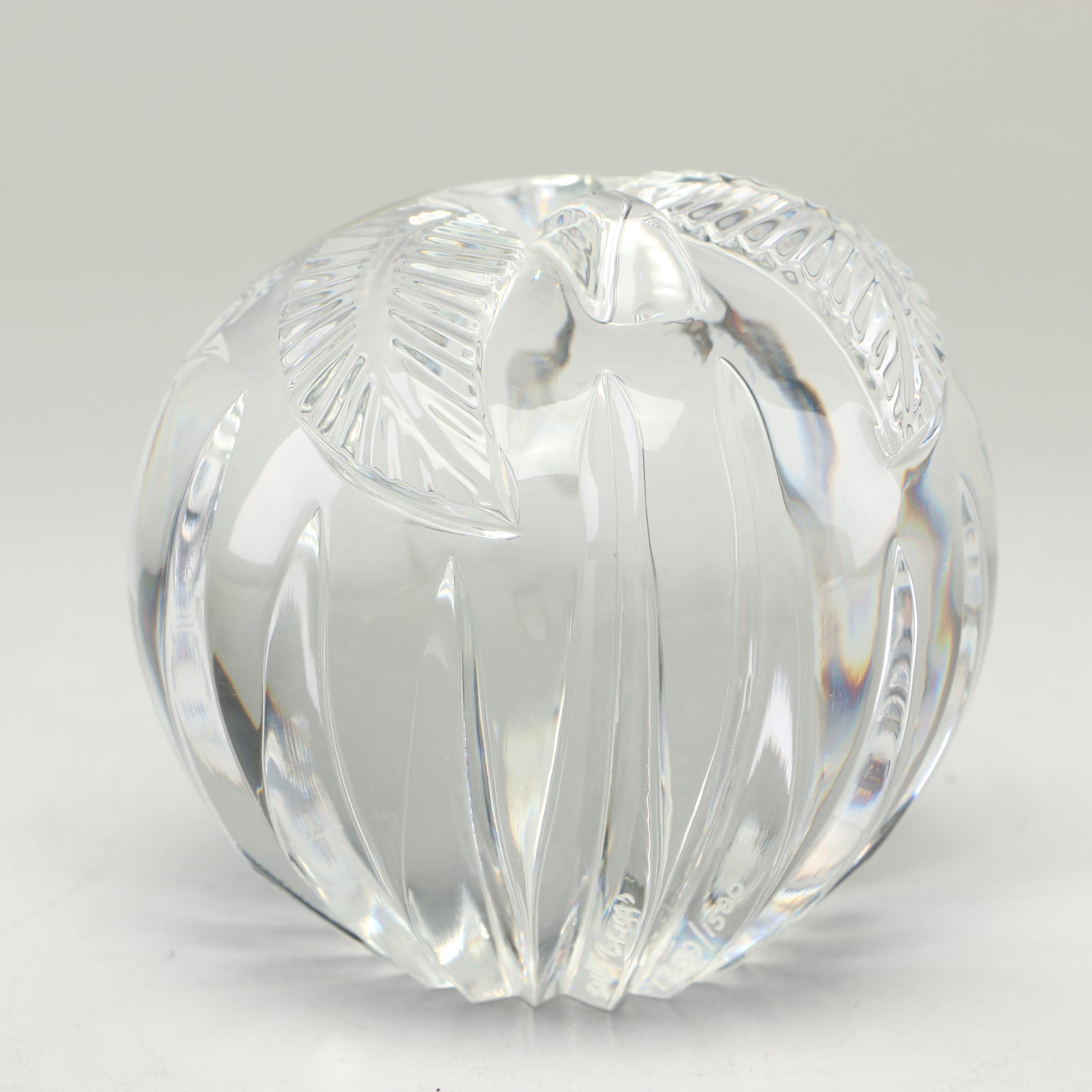 Waterford Crystal "Snow White's Poison Apple" Paperweight