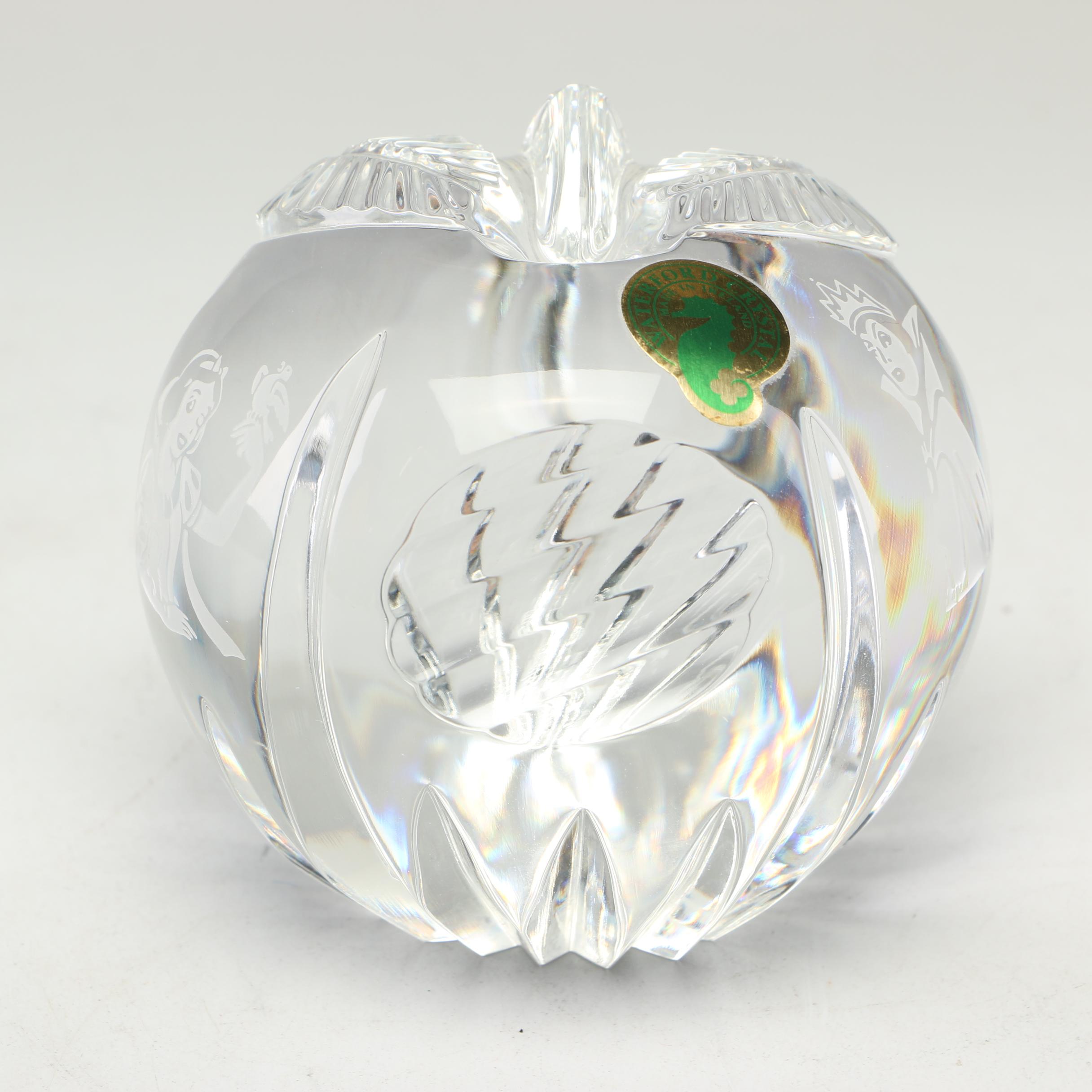 Waterford Crystal "Snow White's Poison Apple" Paperweight